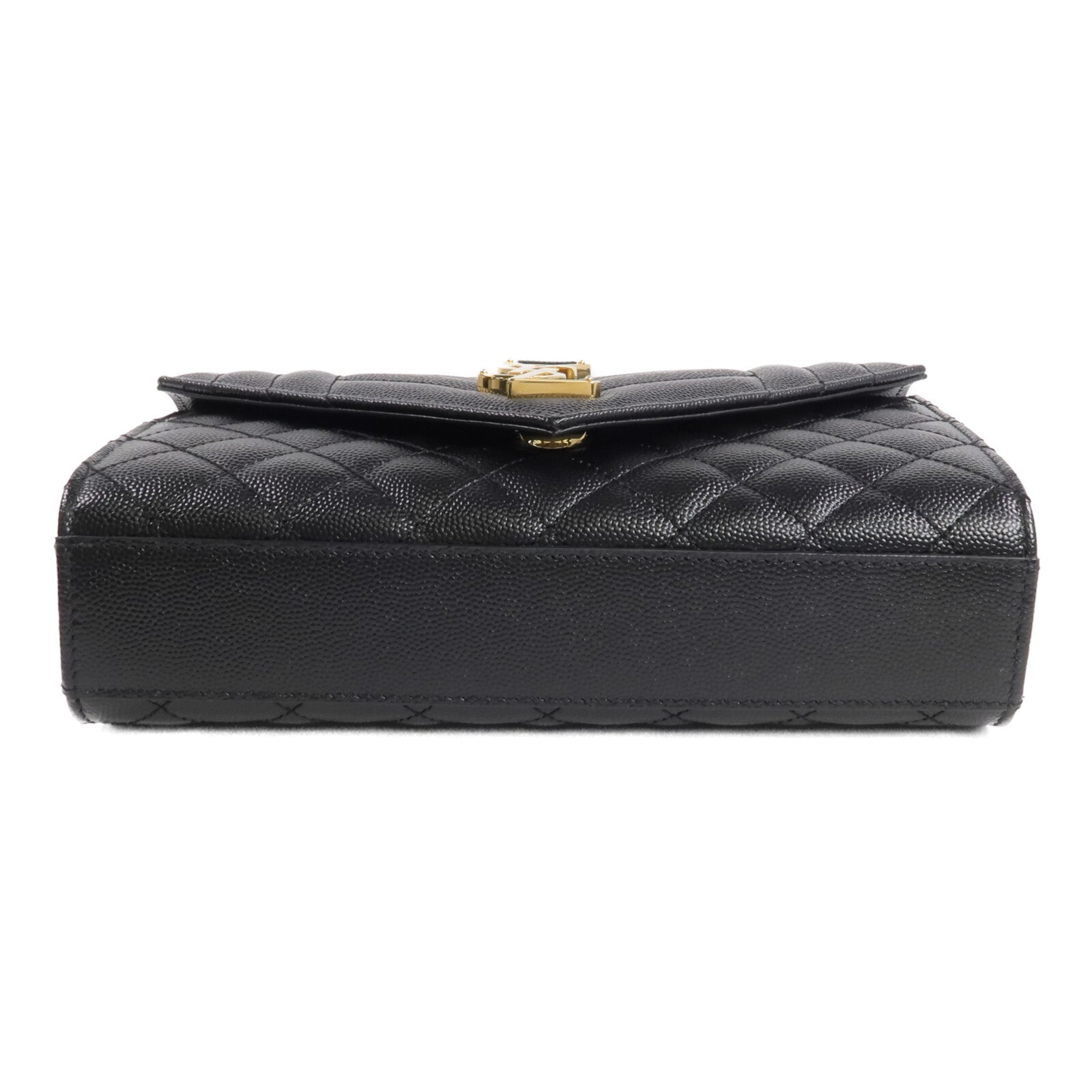SAINT LAURENT 牛皮皮革Envelope Small Bag金扣鏈帶肩背袋