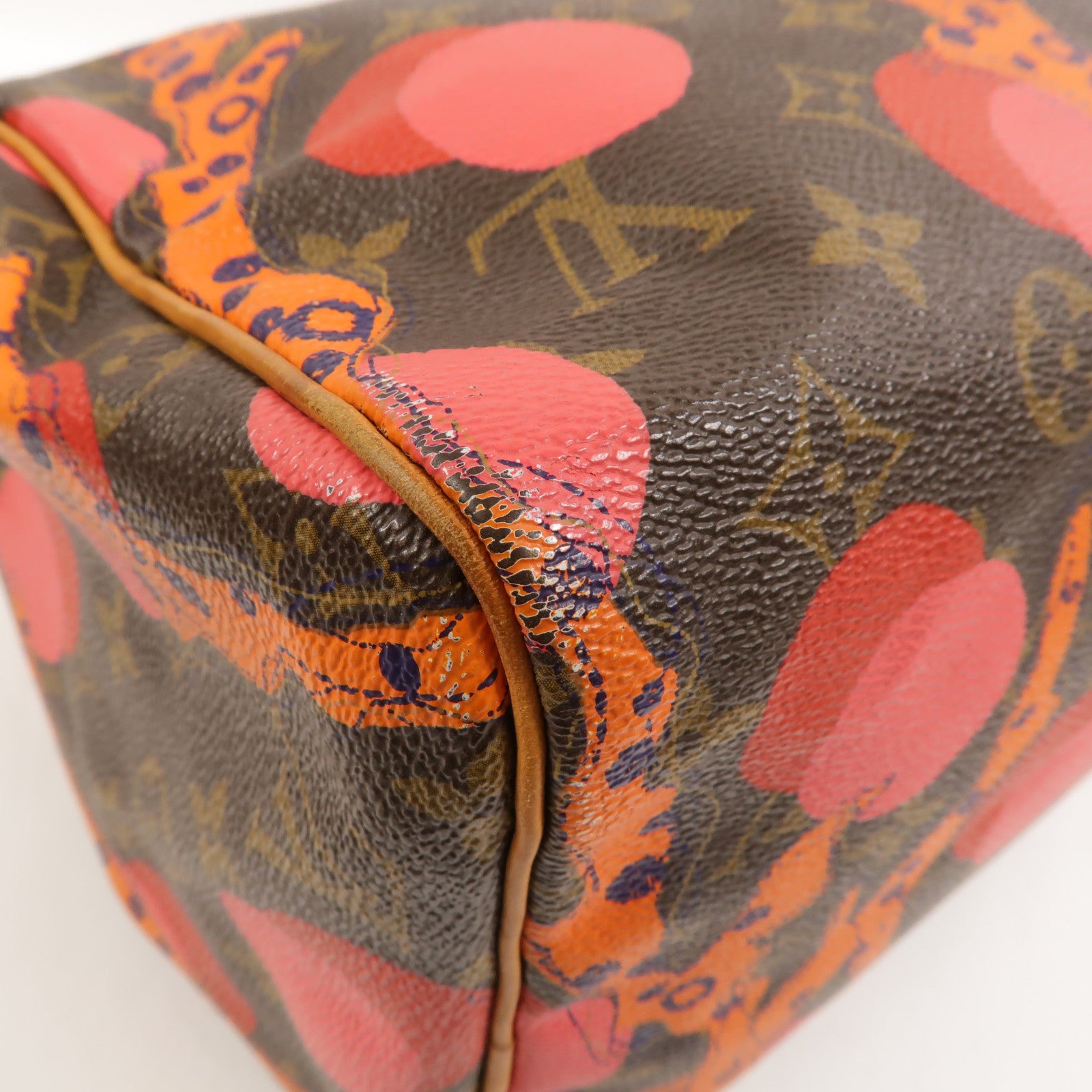 LOUIS VUITTON Monogram Ramage Speedy 30金扣手挽袋