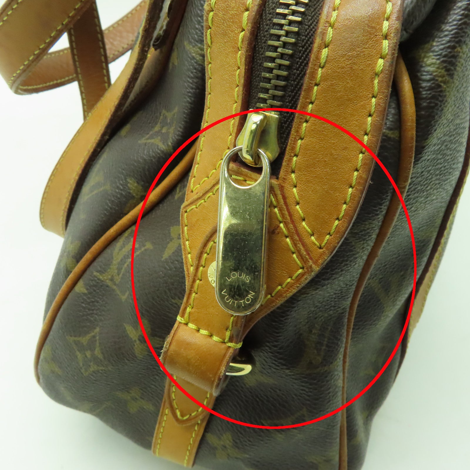 LOUIS VUITTON 【激減優惠】Monogram Stresa GM金扣肩背袋啡色