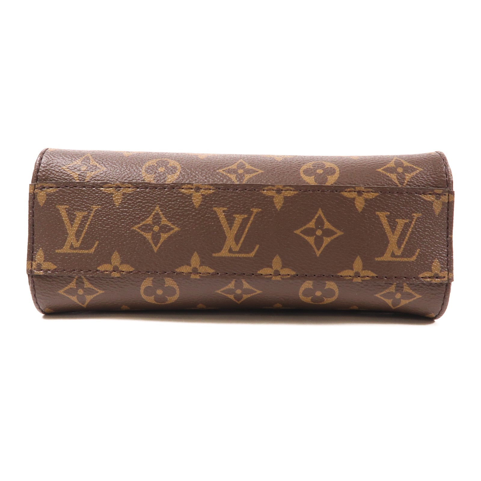 LOUIS VUITTON LV GHW Sac Plat BB 2 Way Shoulder Handbag M45847 Monogram Brown