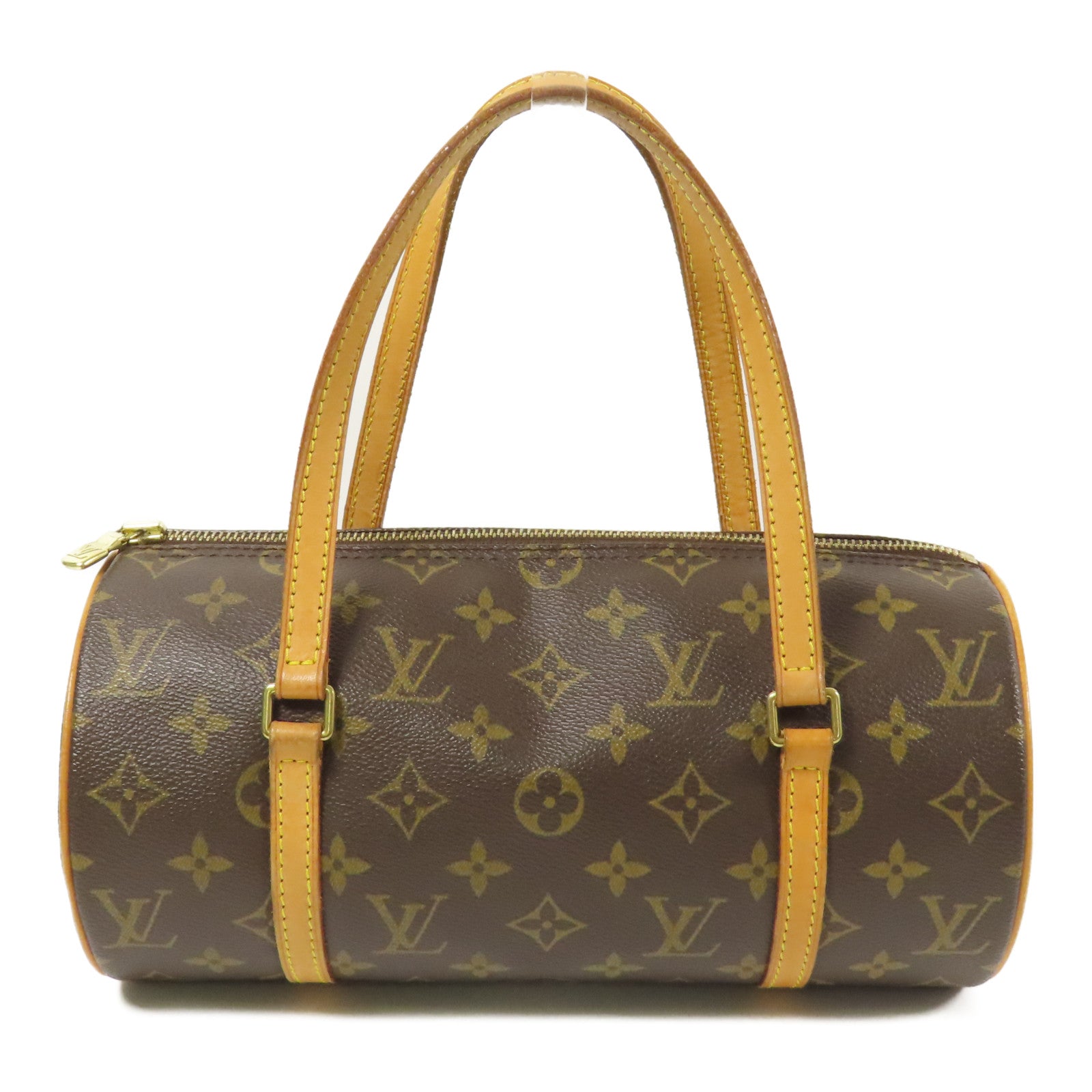 LOUIS VUITTON Monogram Papillon PM金扣手挽袋