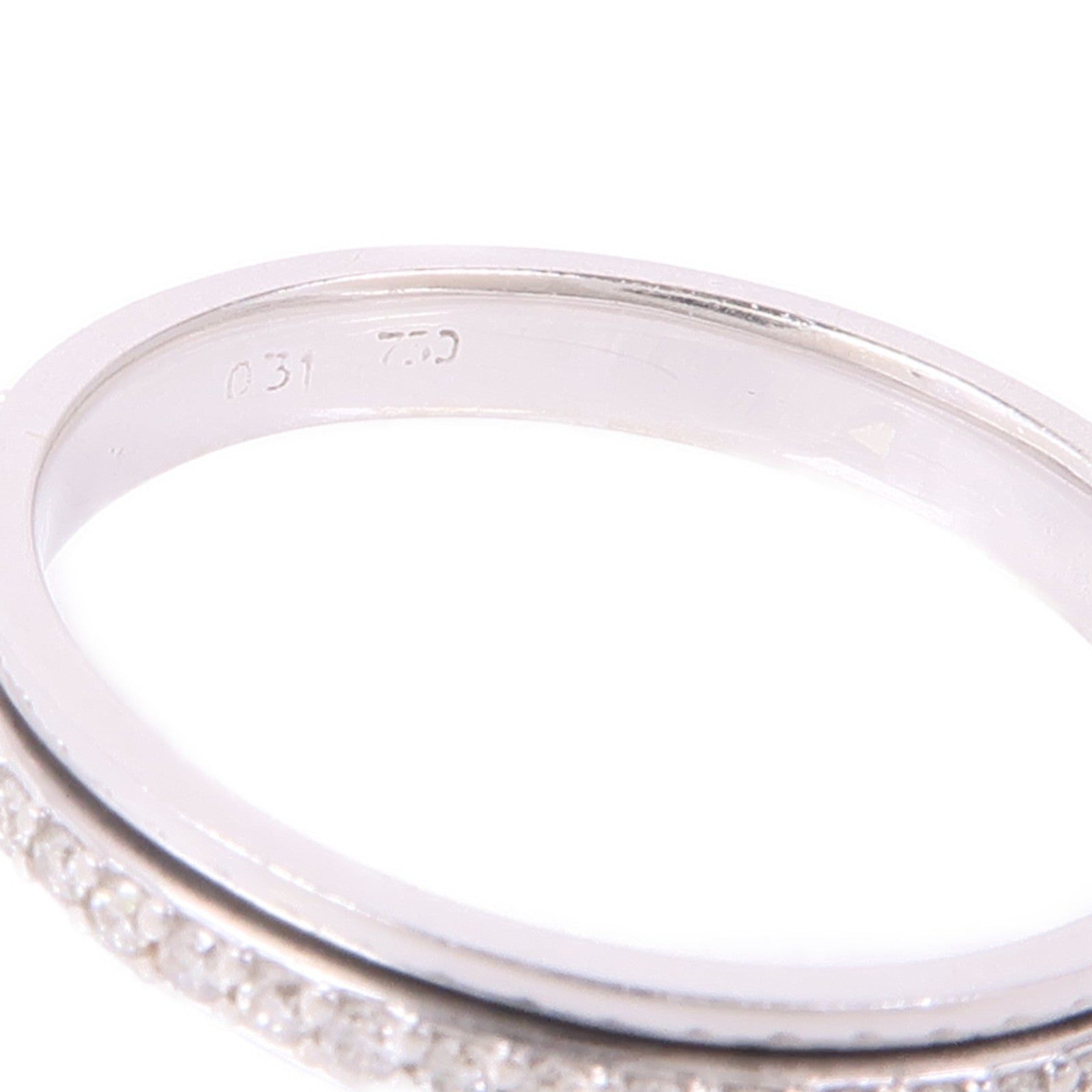 JEWELRY Diamond Ring 18K White Gold US#7.5