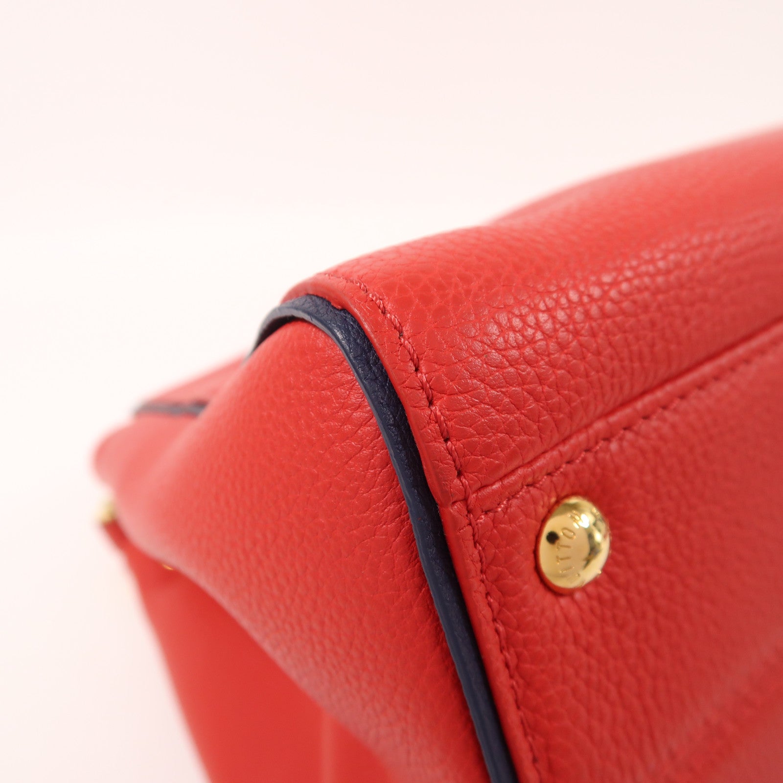 LOUIS VUITTON Monogram Double V金扣手挽肩背兩用袋