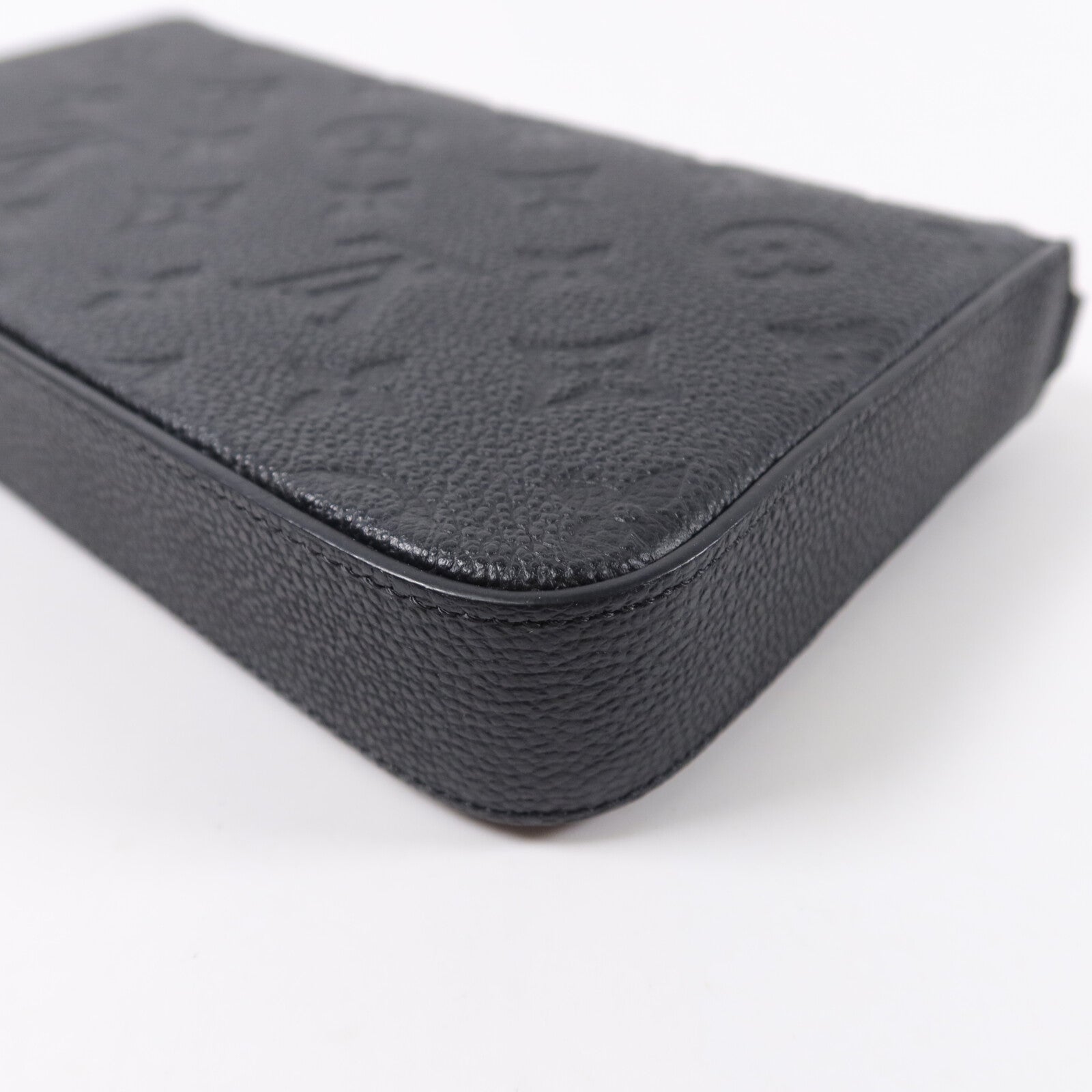 LOUIS VUITTON Monogram Empreinte Felicie Pochette金扣肩背袋