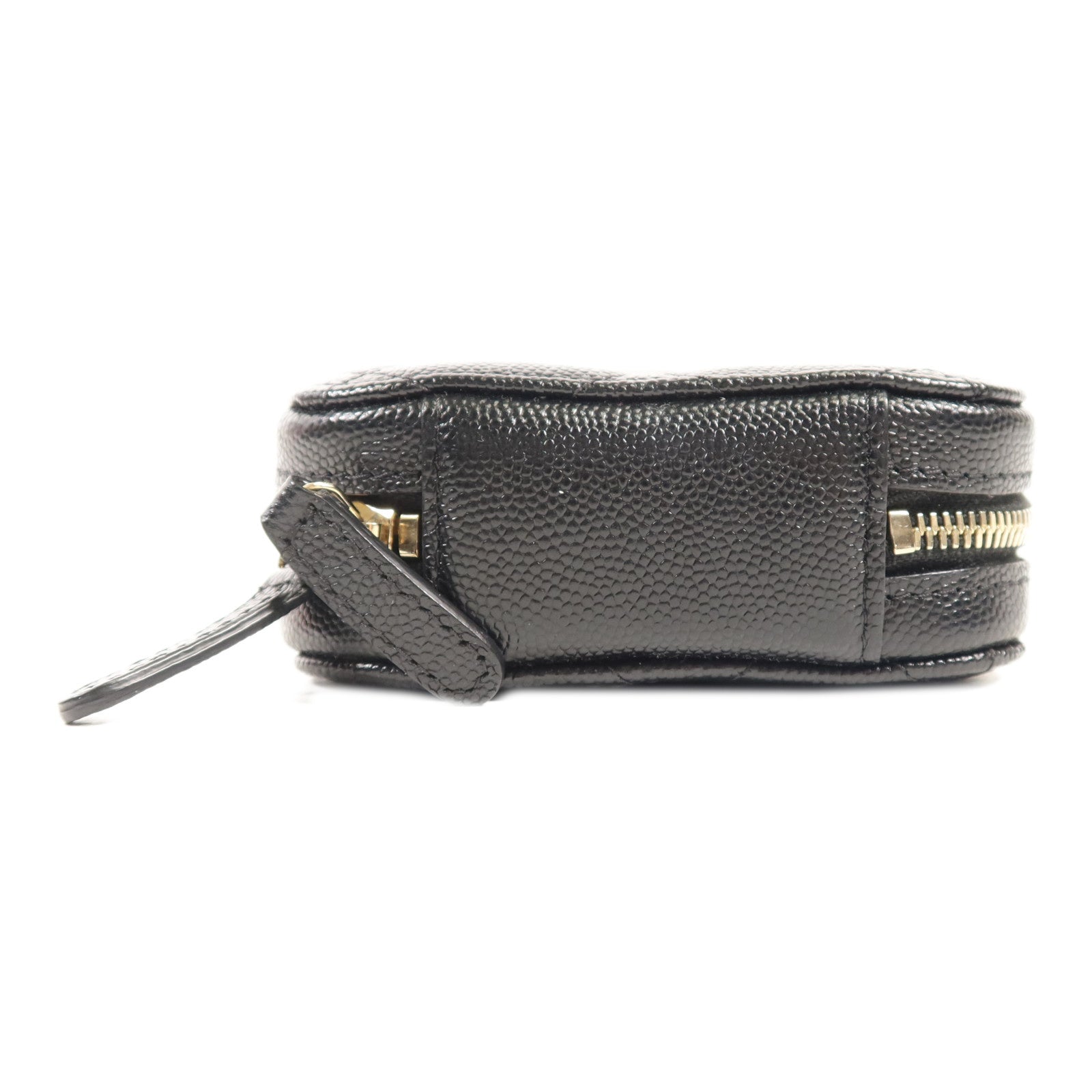 CHANEL 牛皮皮革Phone Bag金扣鏈帶肩背袋