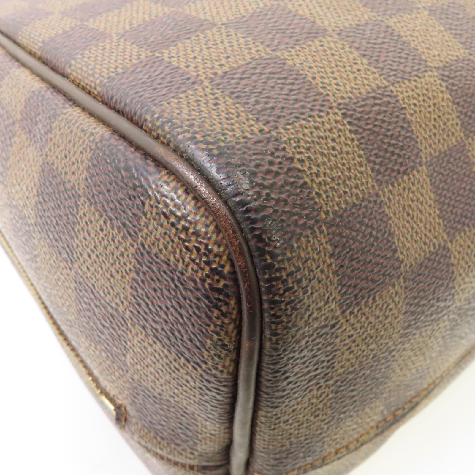 LOUIS VUITTON Damier Ebene Nolita金扣肩背袋啡色