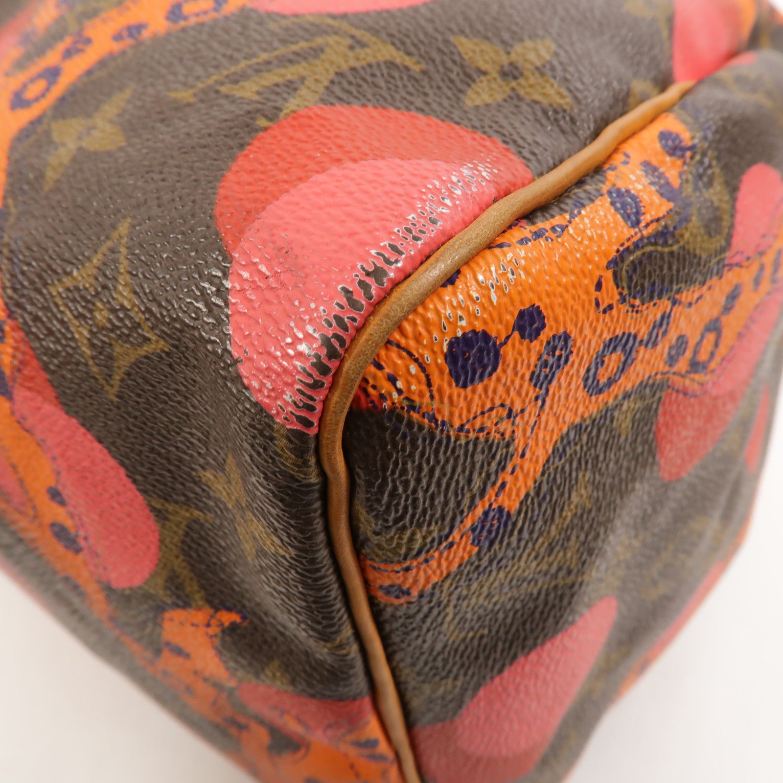 LOUIS VUITTON Monogram Ramage Speedy 30金扣手挽袋