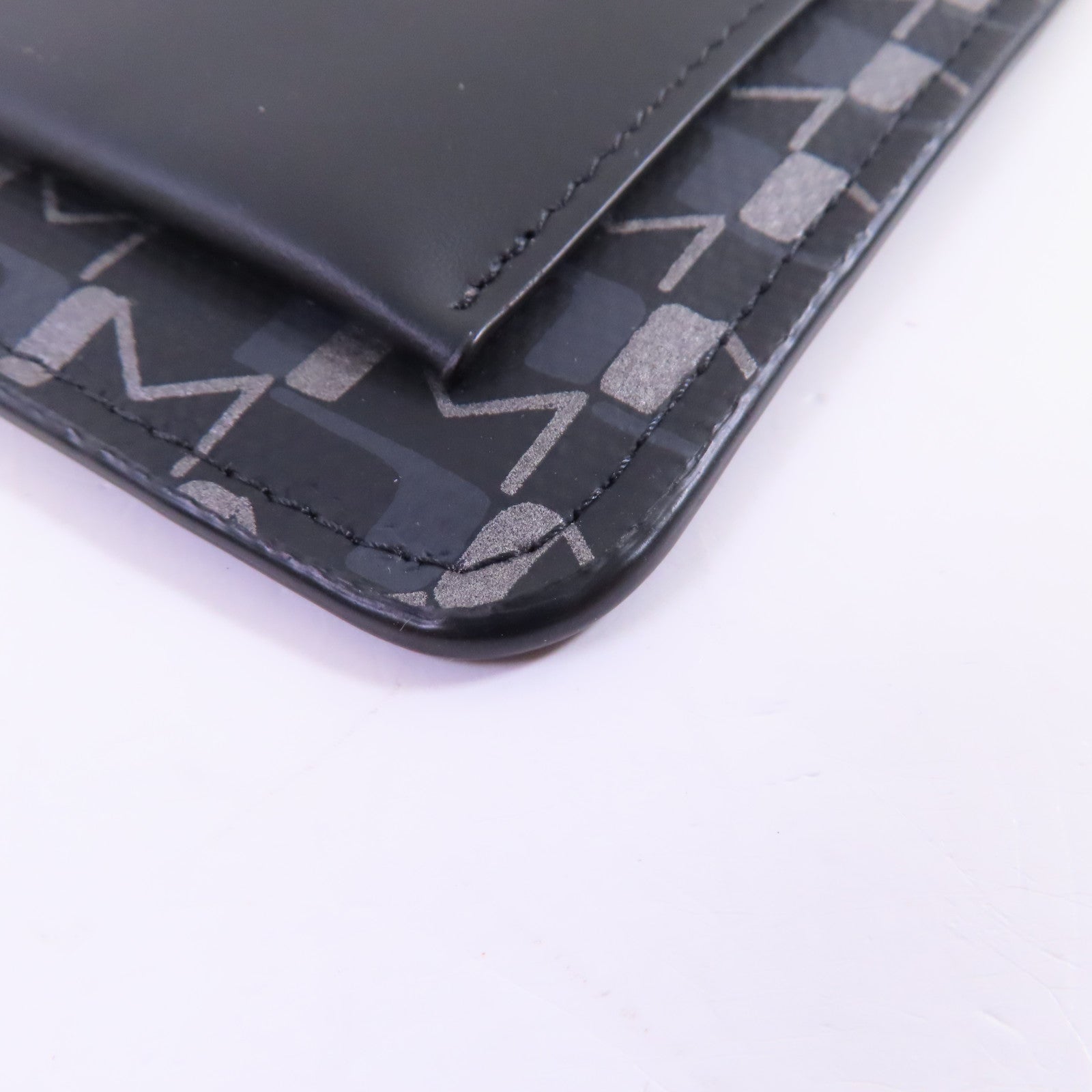 SELECTION 牛皮皮革Moynat Card Case銀扣卡套