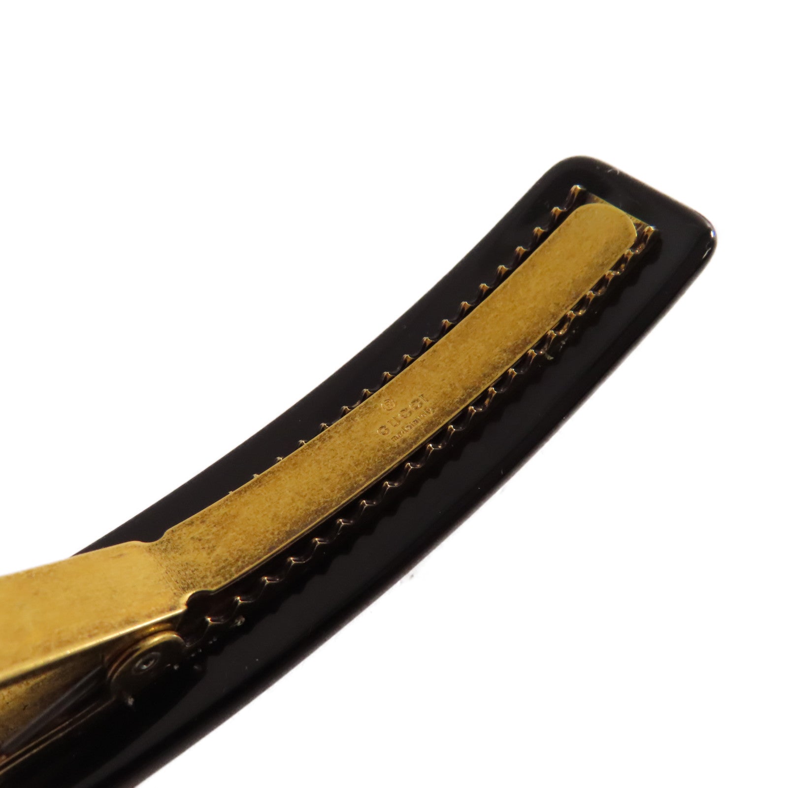 GUCCI PVC Hair Clip髮夾黑色