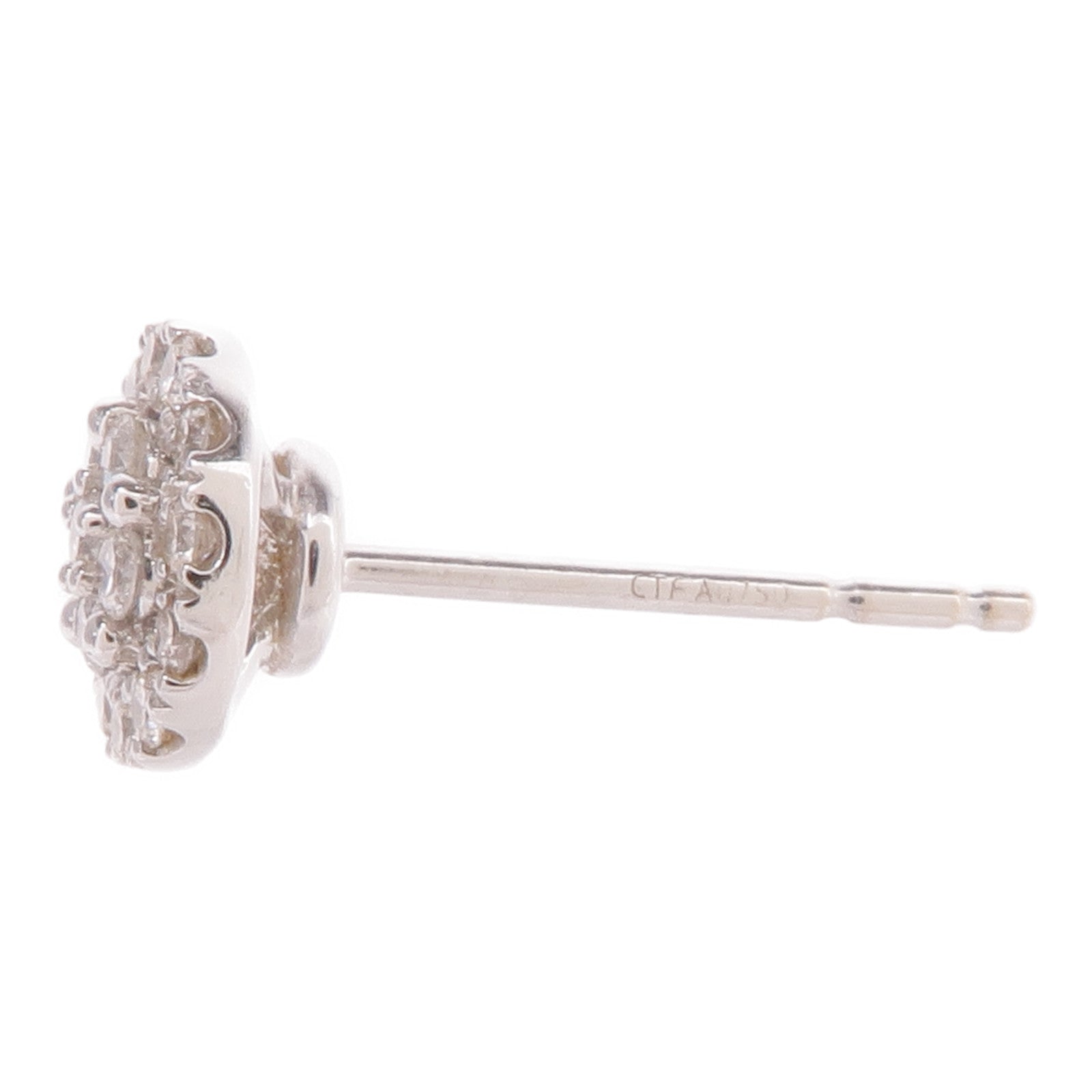JEWELRY 18K白金Diamond Earrings鑽石耳環
