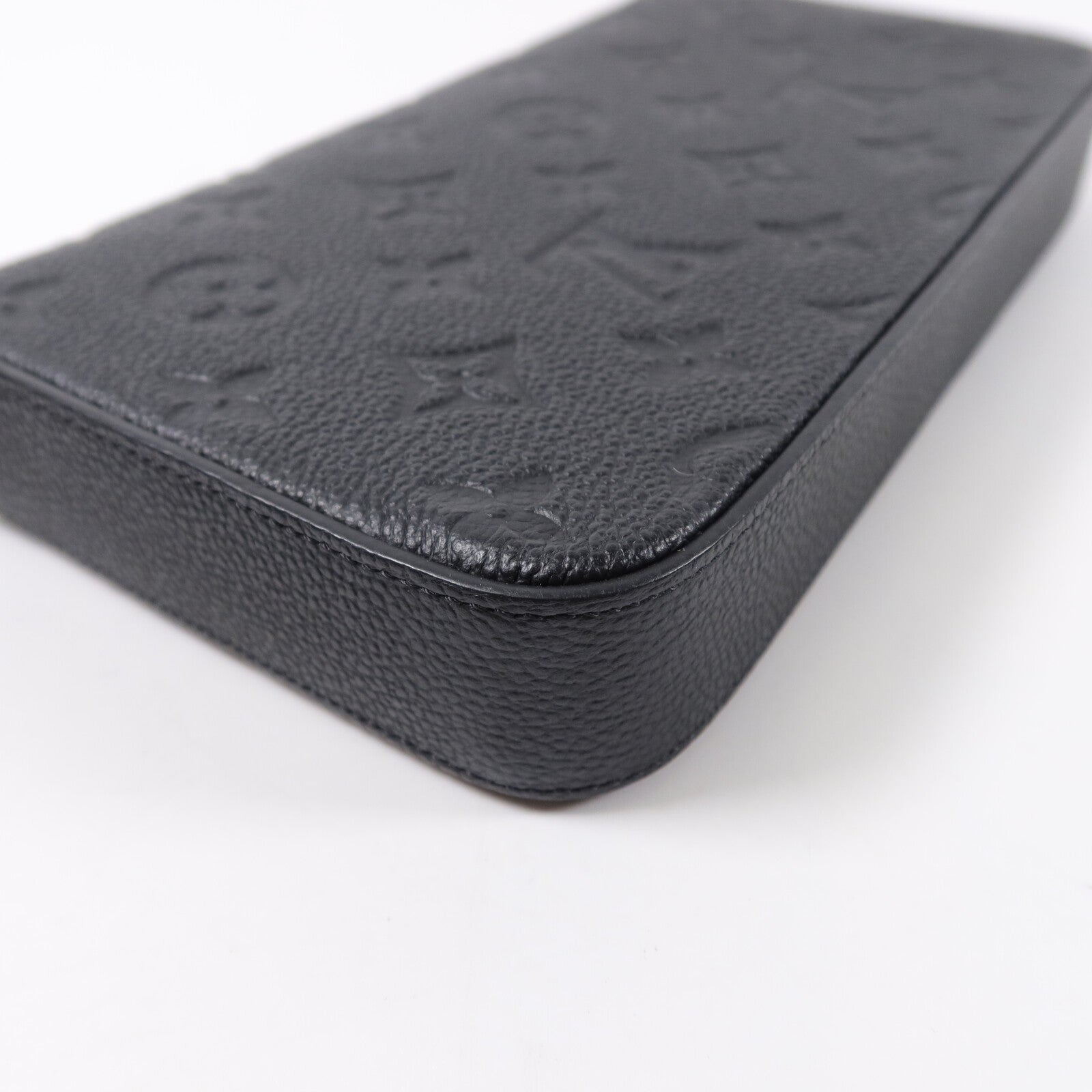 LOUIS VUITTON Monogram Empreinte Felicie Pochette金扣肩背袋