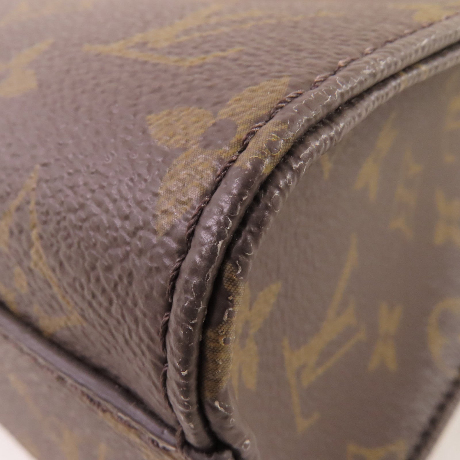 LOUIS VUITTON 【激減優惠】Monogram Sac Plat BB 2Way Shoulder Bag金扣手挽肩背兩用袋啡色