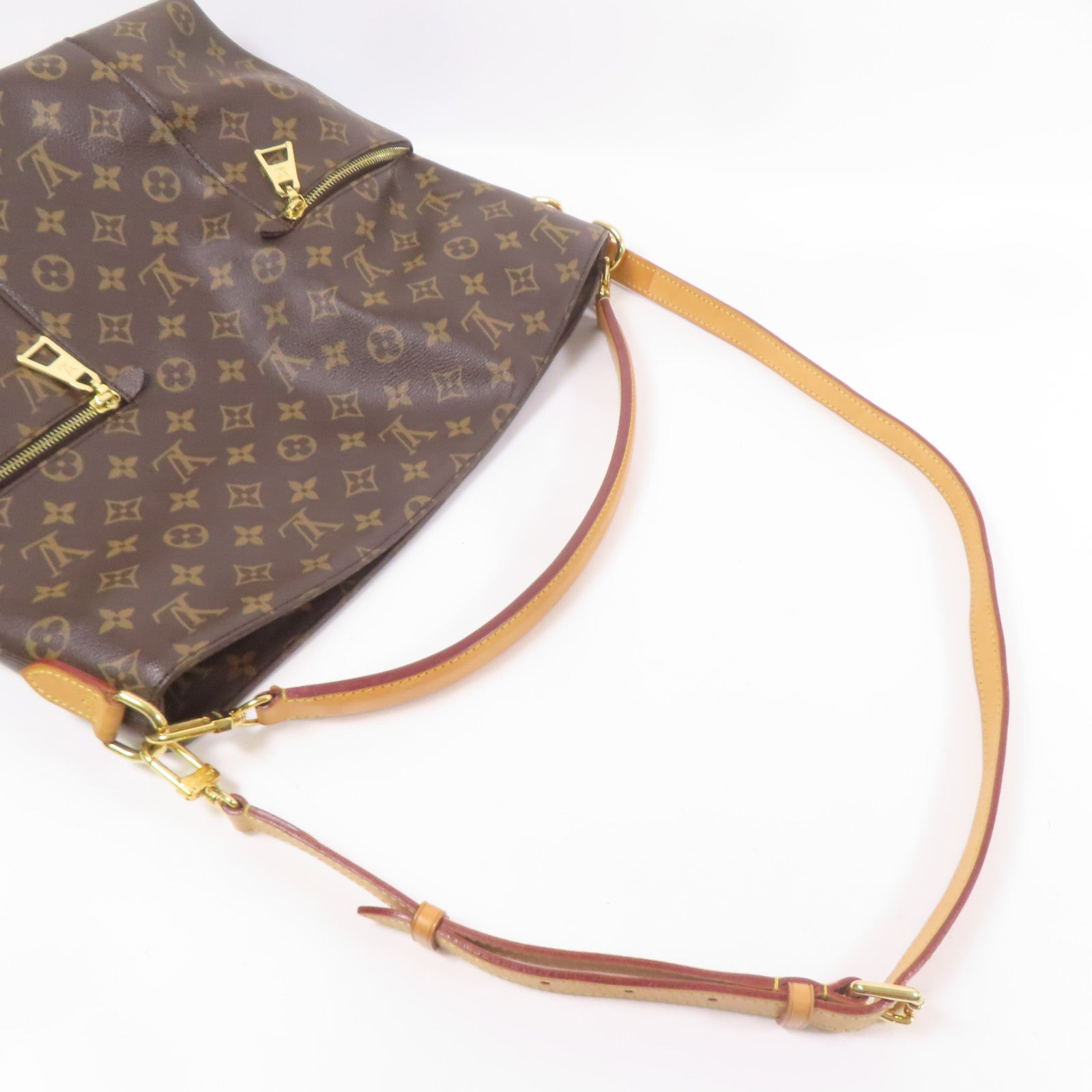 LOUIS VUITTON LV GHW Melie 2way Shoulder Bag M41544 Monogram Brown