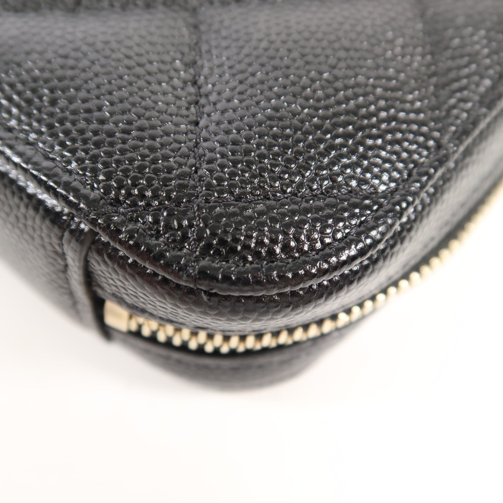 CHANEL 牛皮皮革Phone Bag金扣鏈帶肩背袋