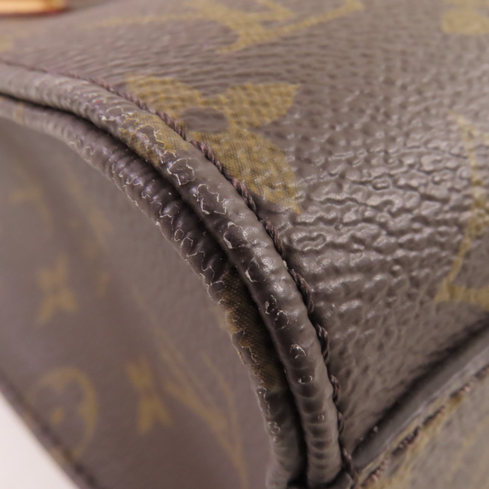 LOUIS VUITTON 【激減優惠】Monogram Sac Plat BB 2Way Shoulder Bag金扣手挽肩背兩用袋啡色