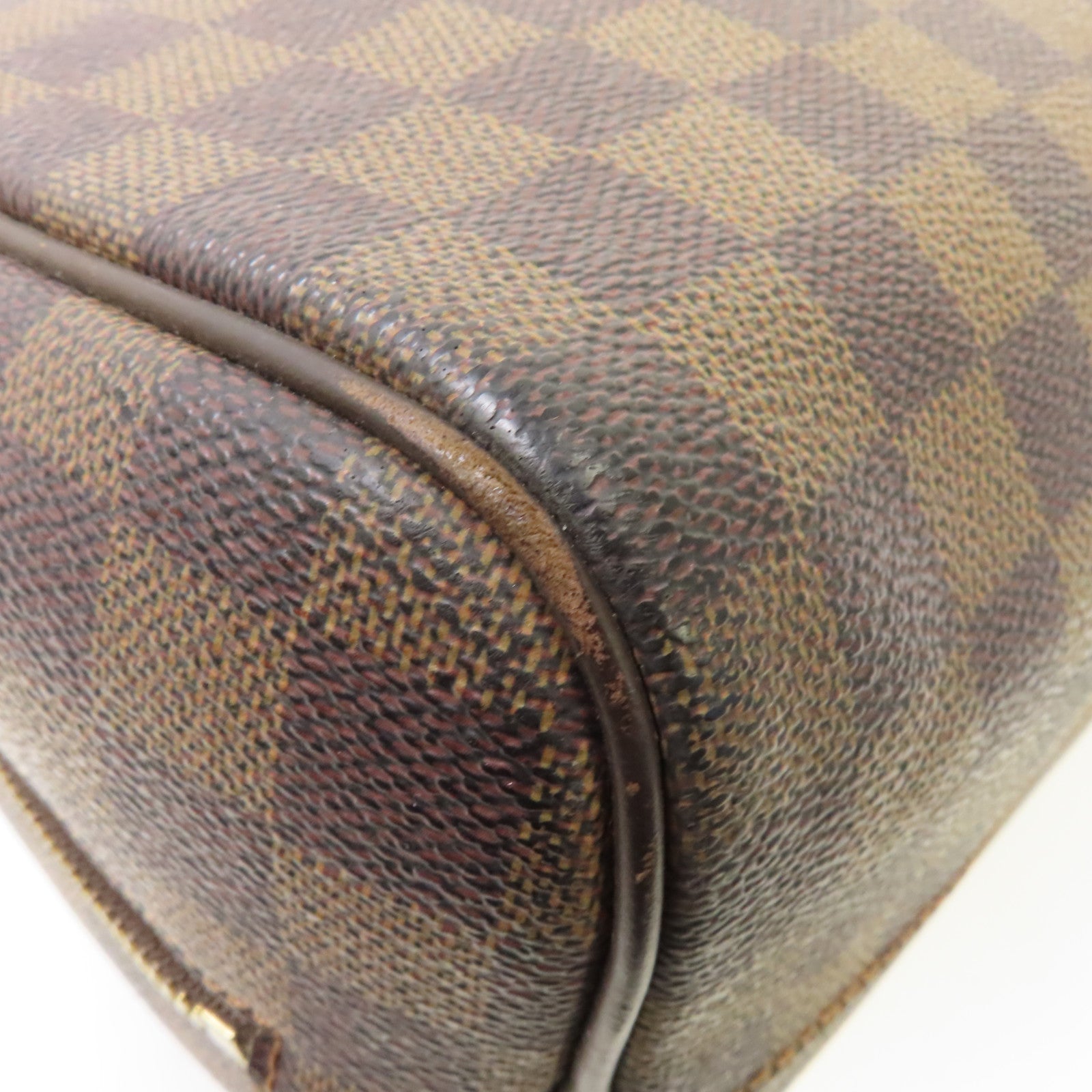 LOUIS VUITTON Damier Ebene Nolita金扣肩背袋啡色