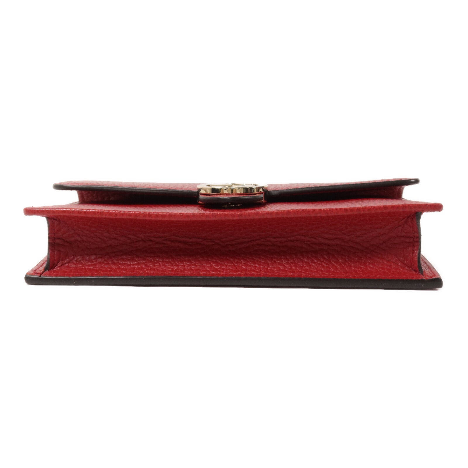 GUCCI 牛皮皮革Interlocking G Wallet On Chain鏈帶肩背袋