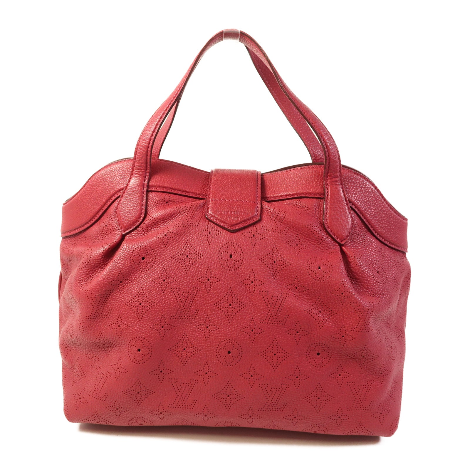 LOUIS VUITTON Mahina Cirrus PM金扣手挽袋