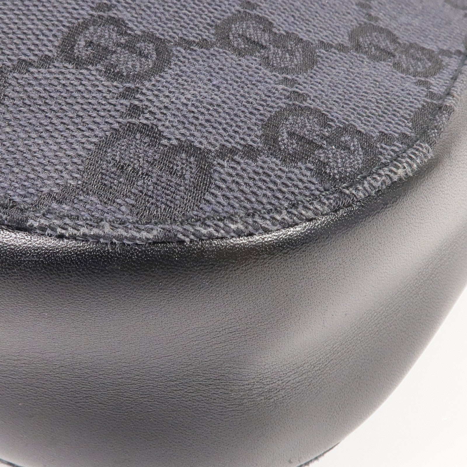 GUCCI 帆布Handbag銀扣手挽袋