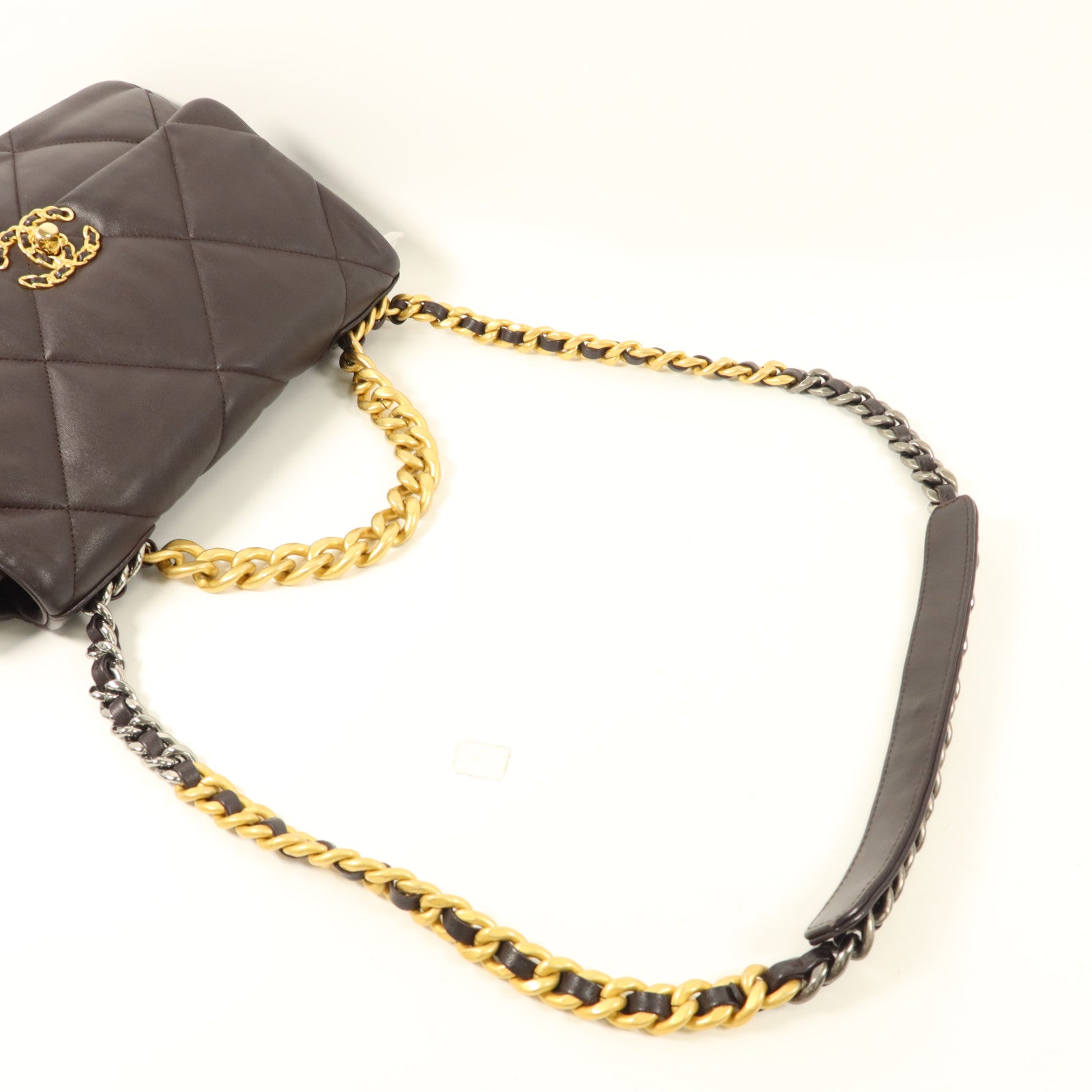 CHANEL 羊皮皮革Chanel 19手挽肩背兩用袋