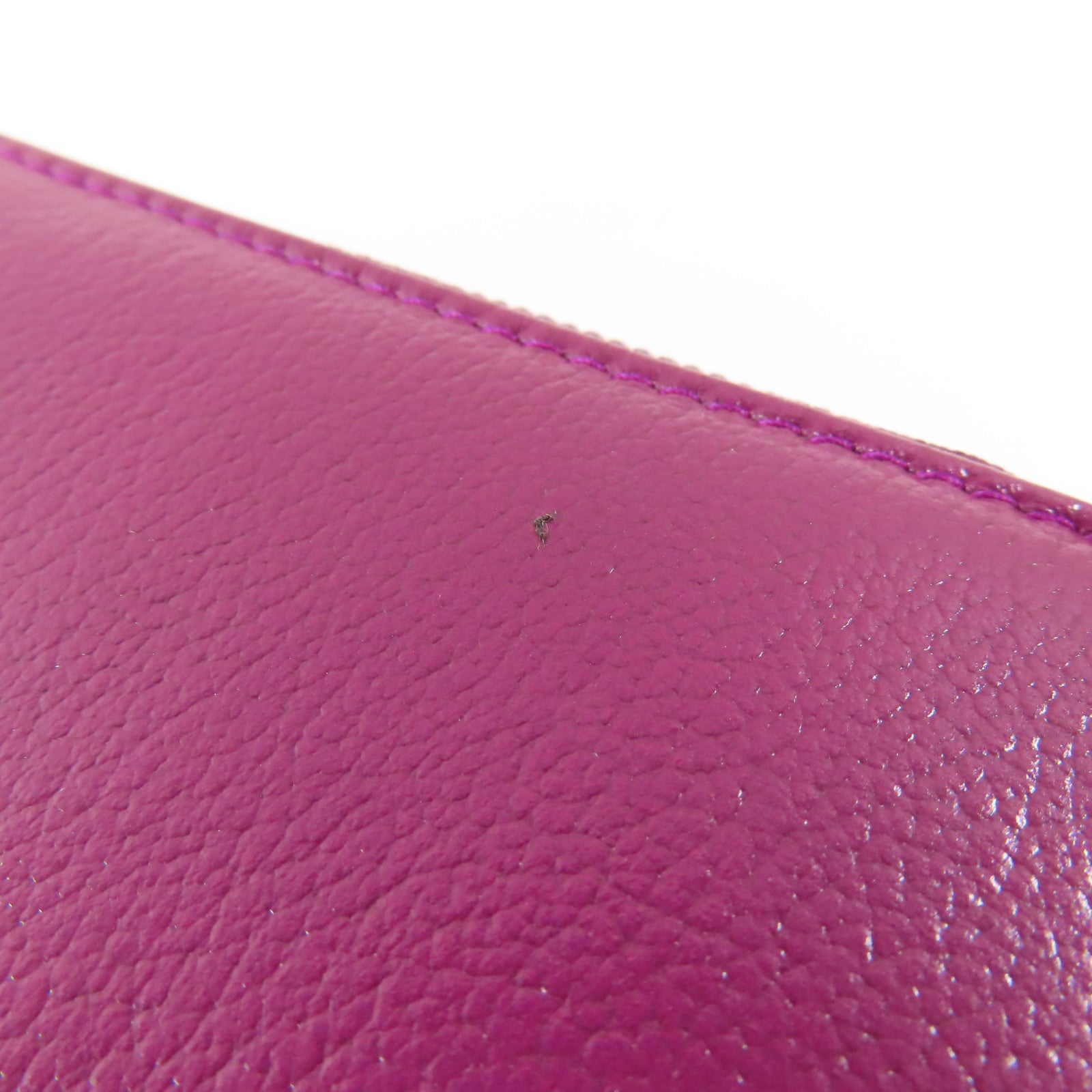 CHANEL 【激減優惠】牛皮皮革Wallet銀扣長錢包
