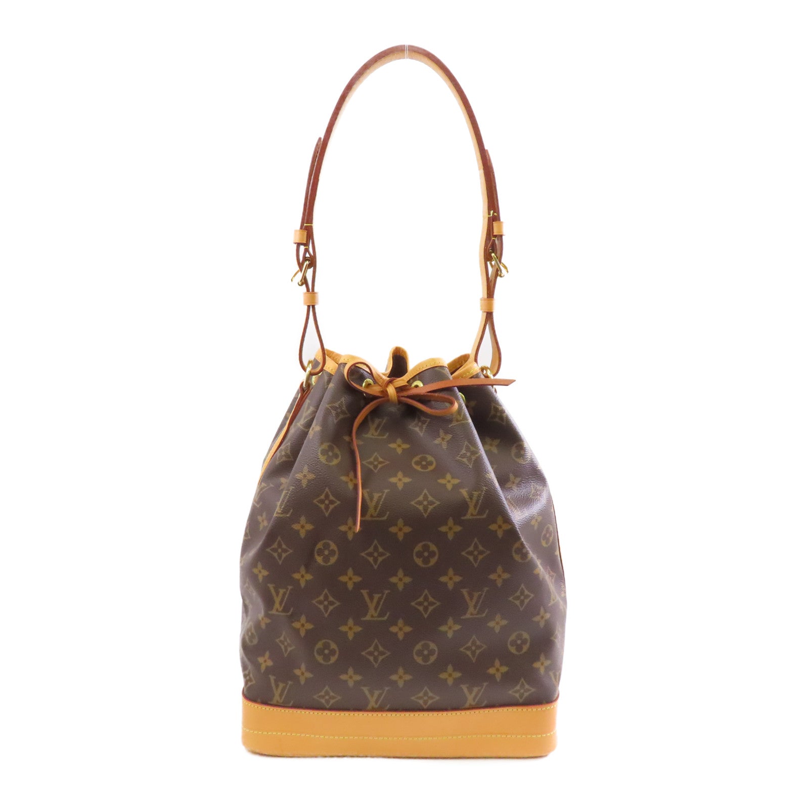LOUIS VUITTON Monogram Noe金扣肩背袋啡色
