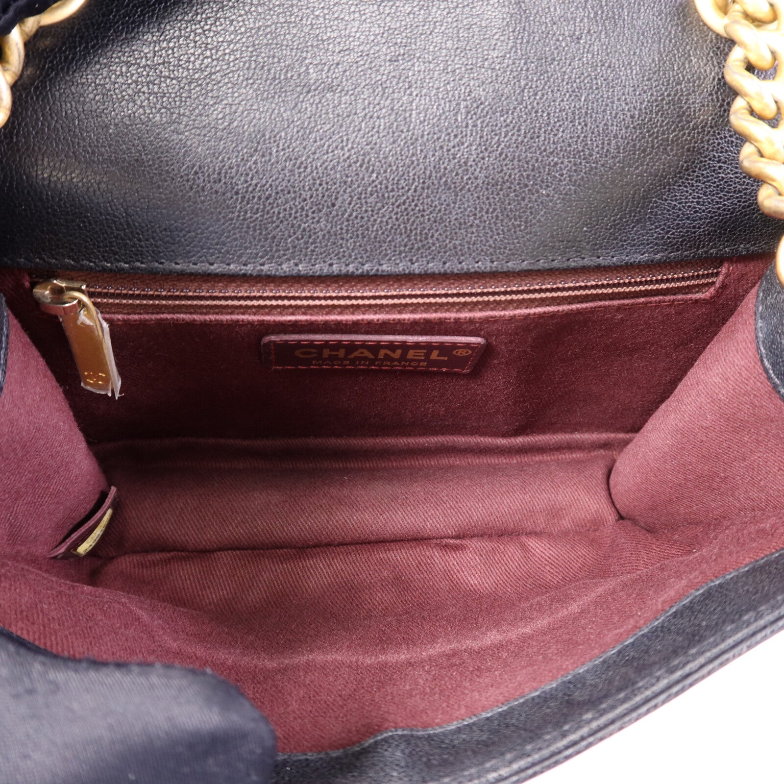 CHANEL 【激減優惠】牛皮皮革Chain Shoulder Bag金扣鏈帶肩背袋