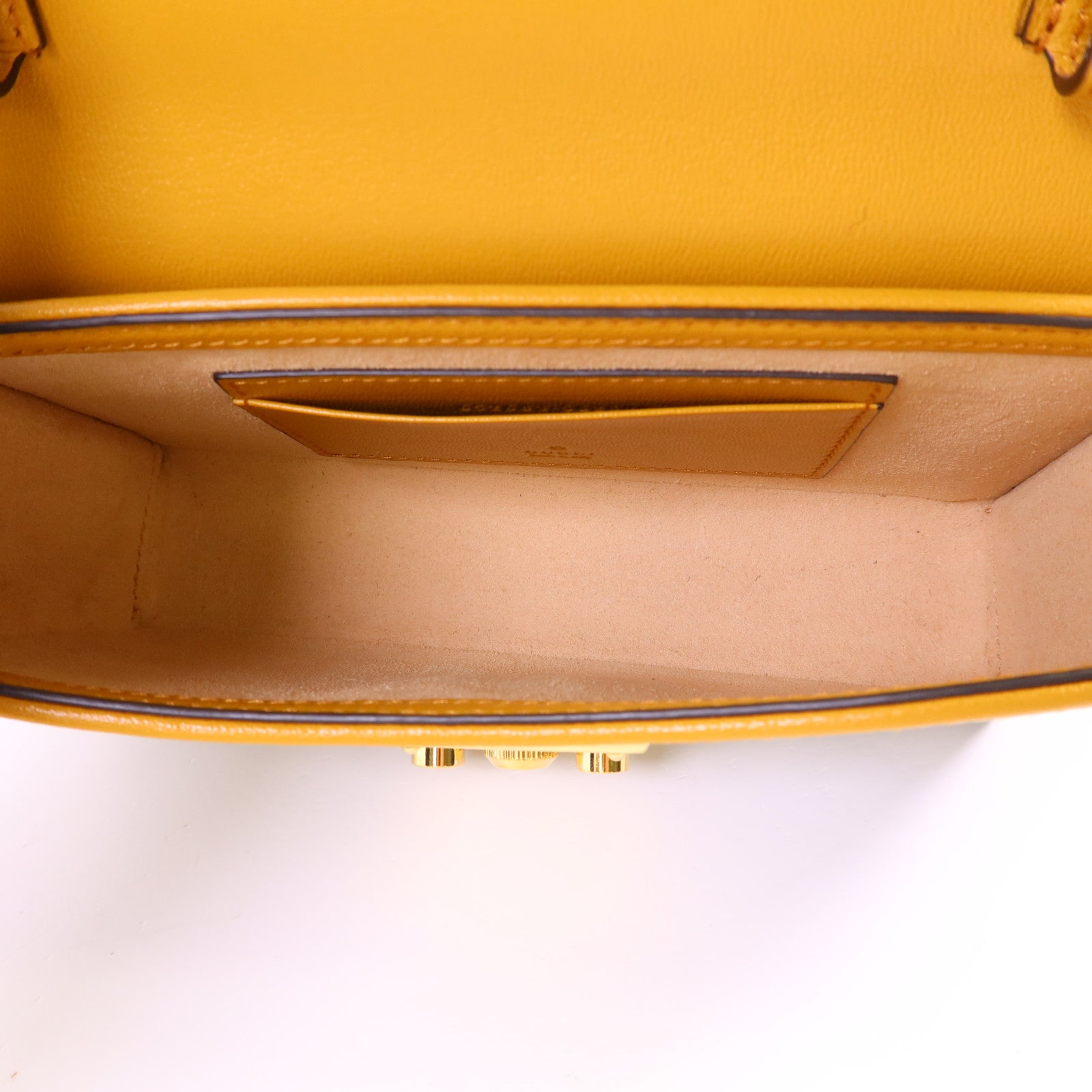 GUCCI 塗層帆布GG Supreme Mini Padlock Bag金扣手挽肩背兩用袋