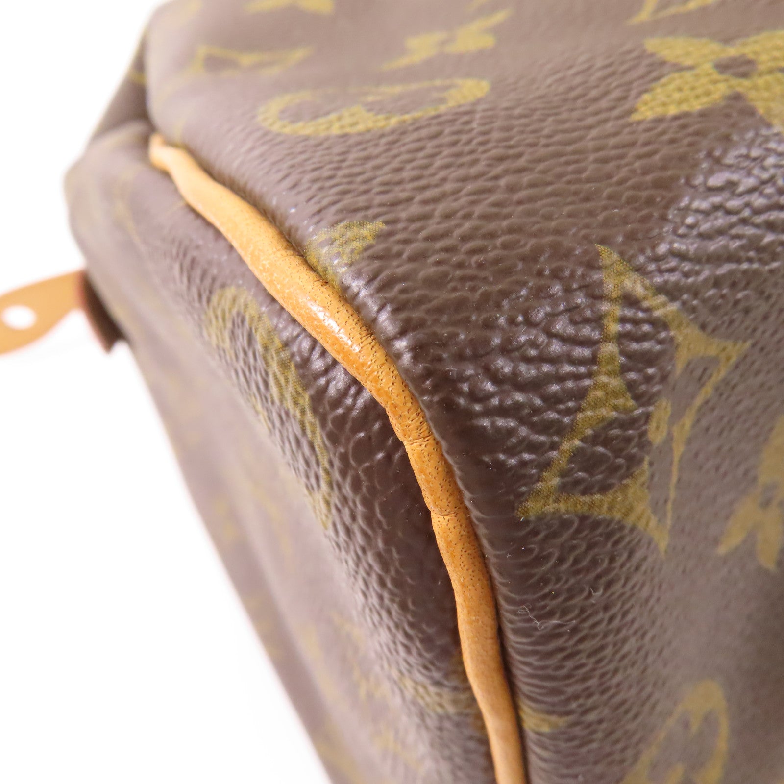LOUIS VUITTON Monogram Speedy 35金扣手挽袋