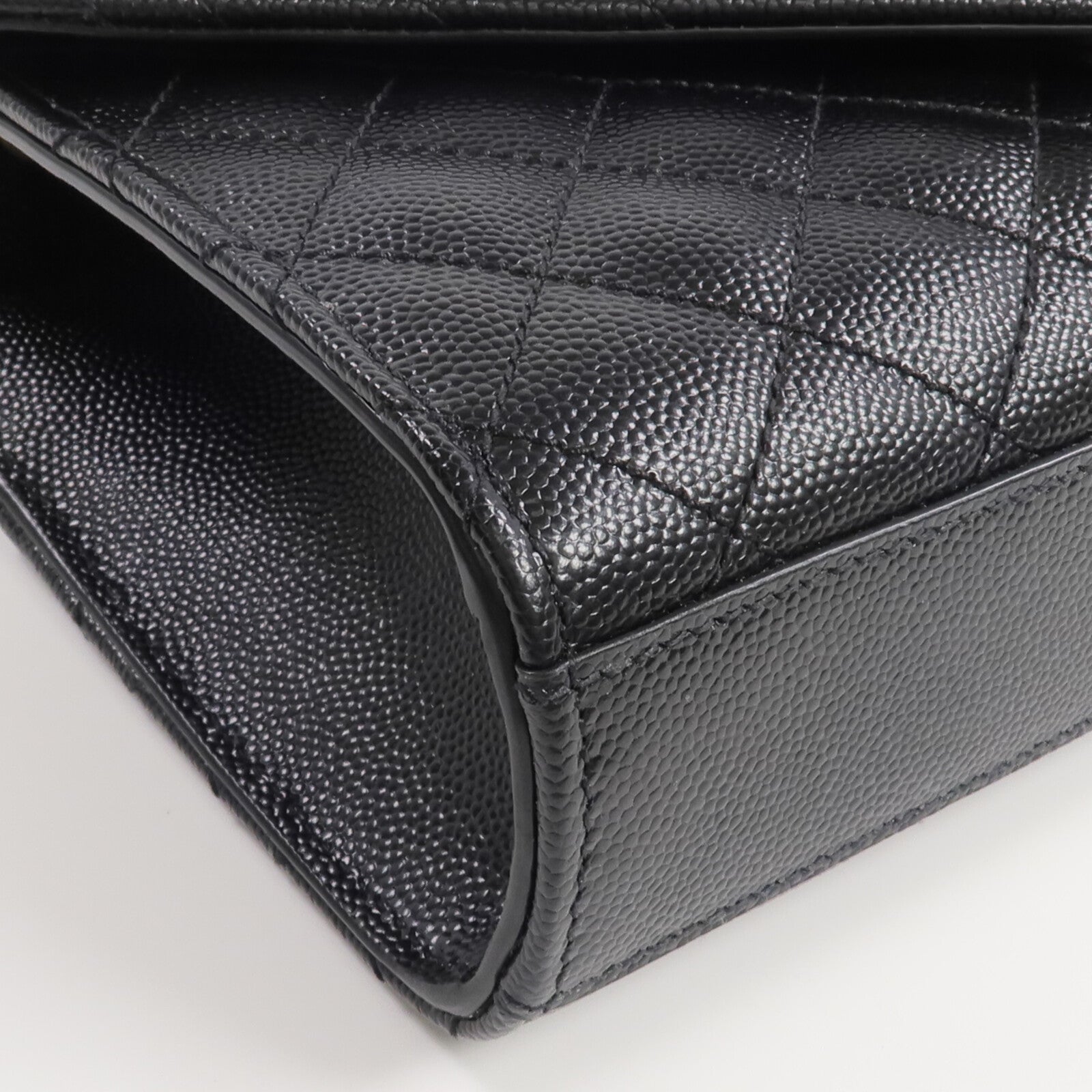 SAINT LAURENT 牛皮皮革Envelope Small Bag金扣鏈帶肩背袋