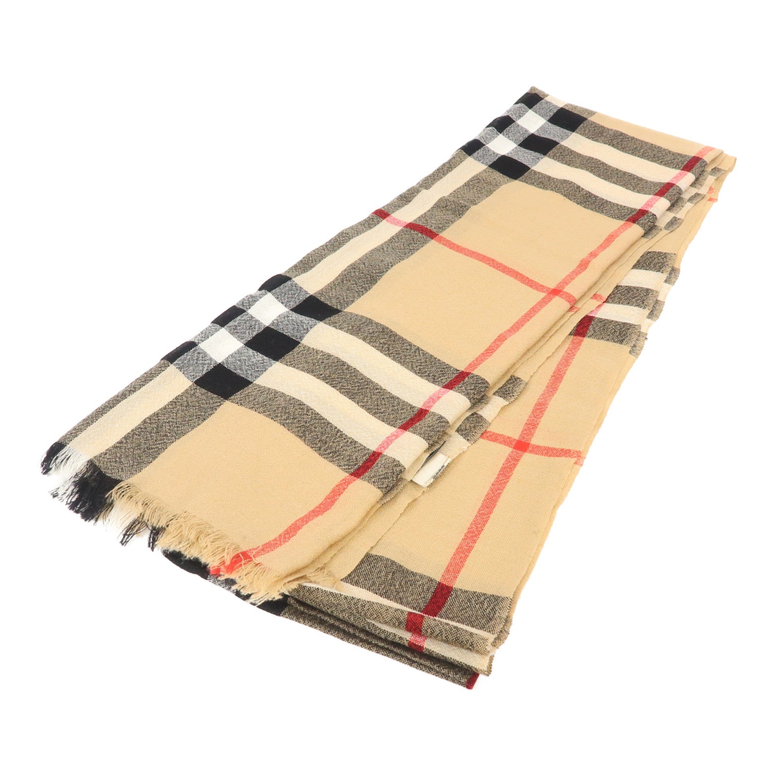 BURBERRY 羊絨Scarf圍巾啡色
