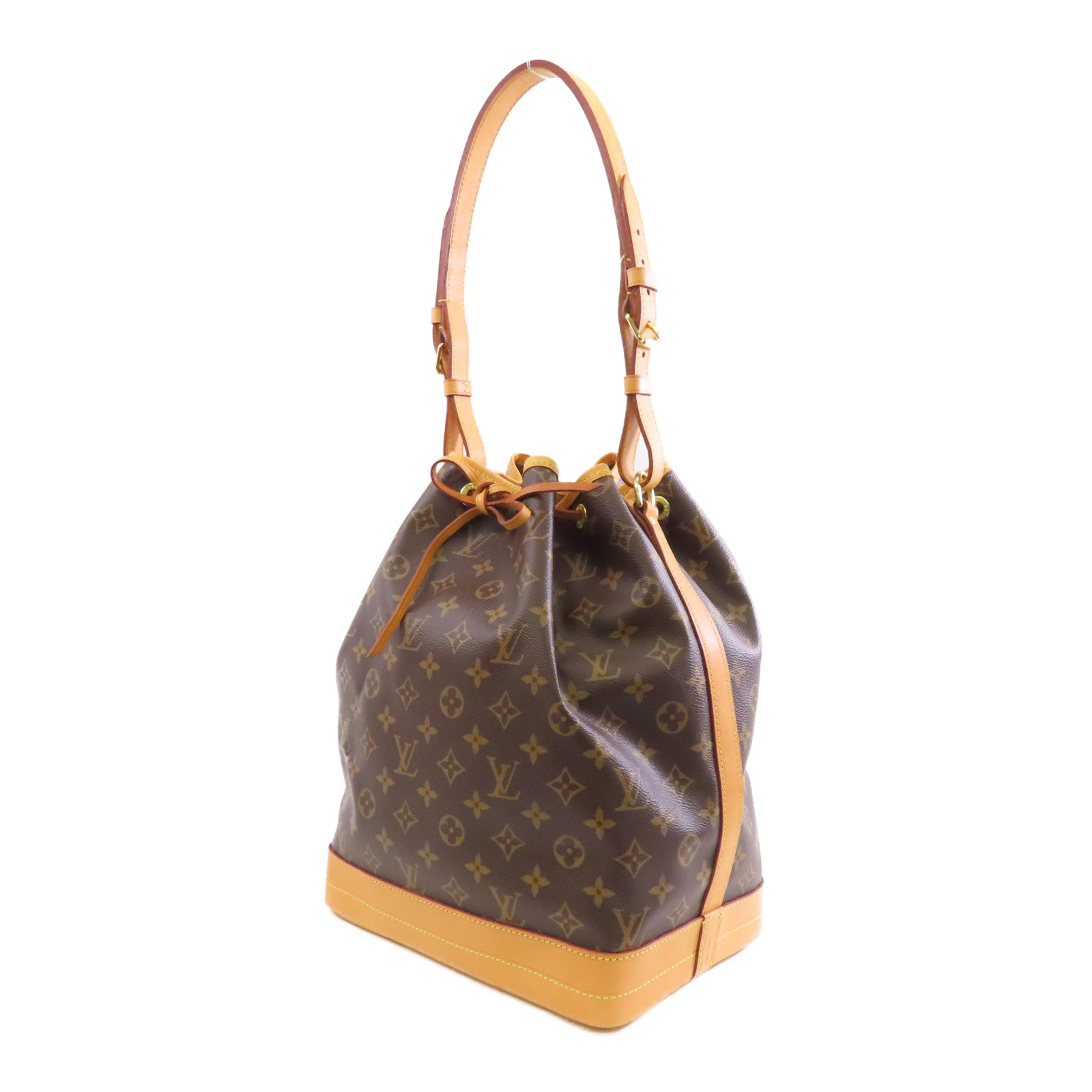 LOUIS VUITTON Monogram Noe金扣肩背袋啡色