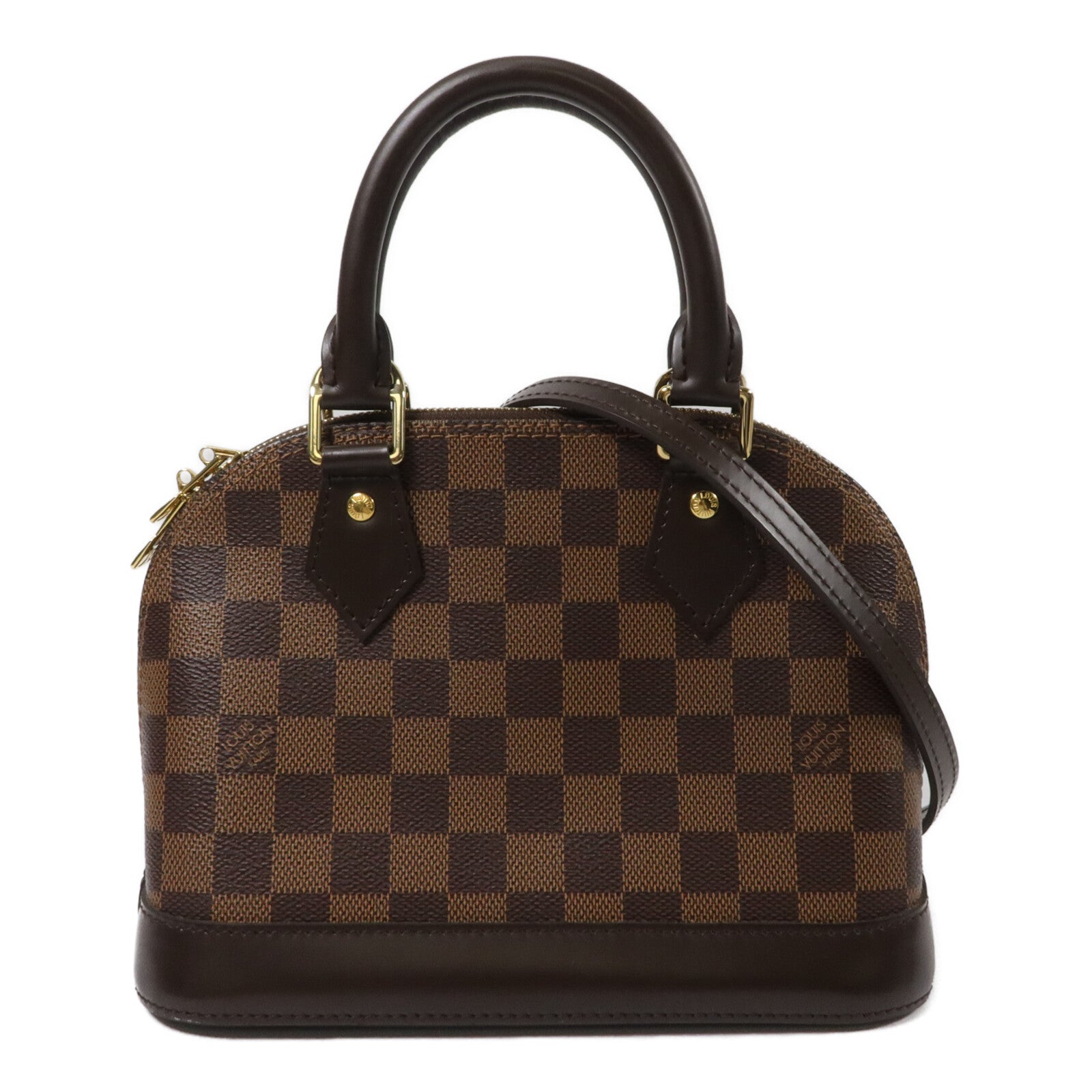 LOUIS VUITTON Damier Alma BB手挽肩背兩用袋