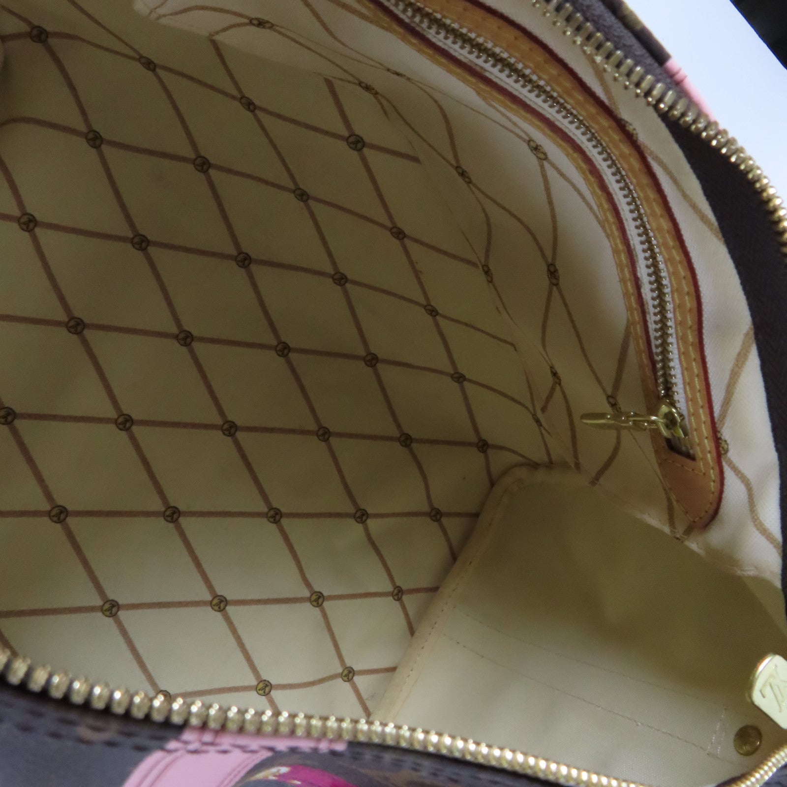 LOUIS VUITTON Monogram Summer Trunk Speedy 30金扣手挽肩背兩用袋啡色