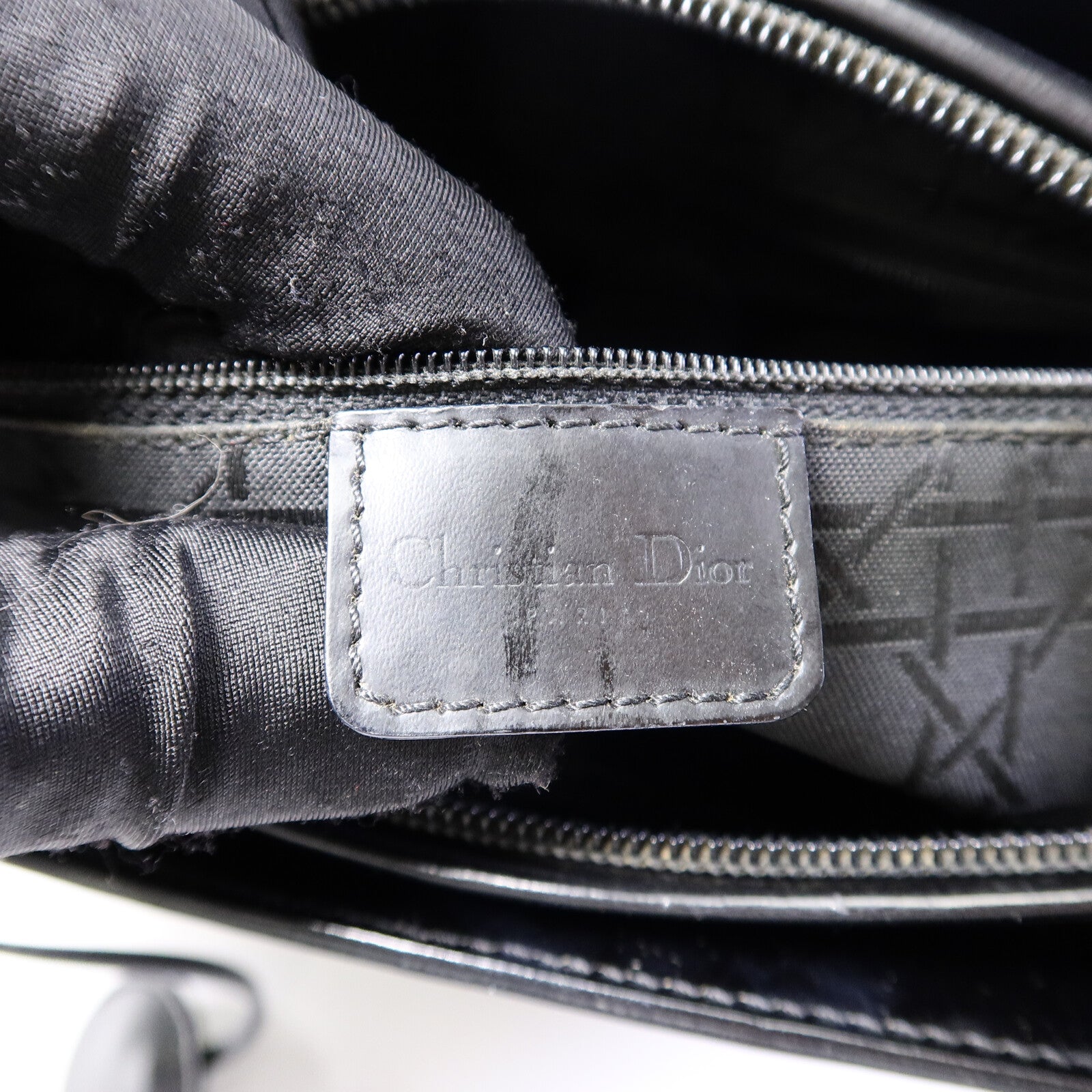 Dior 牛皮皮革Lady Perla Hand Bag手挽肩背兩用袋