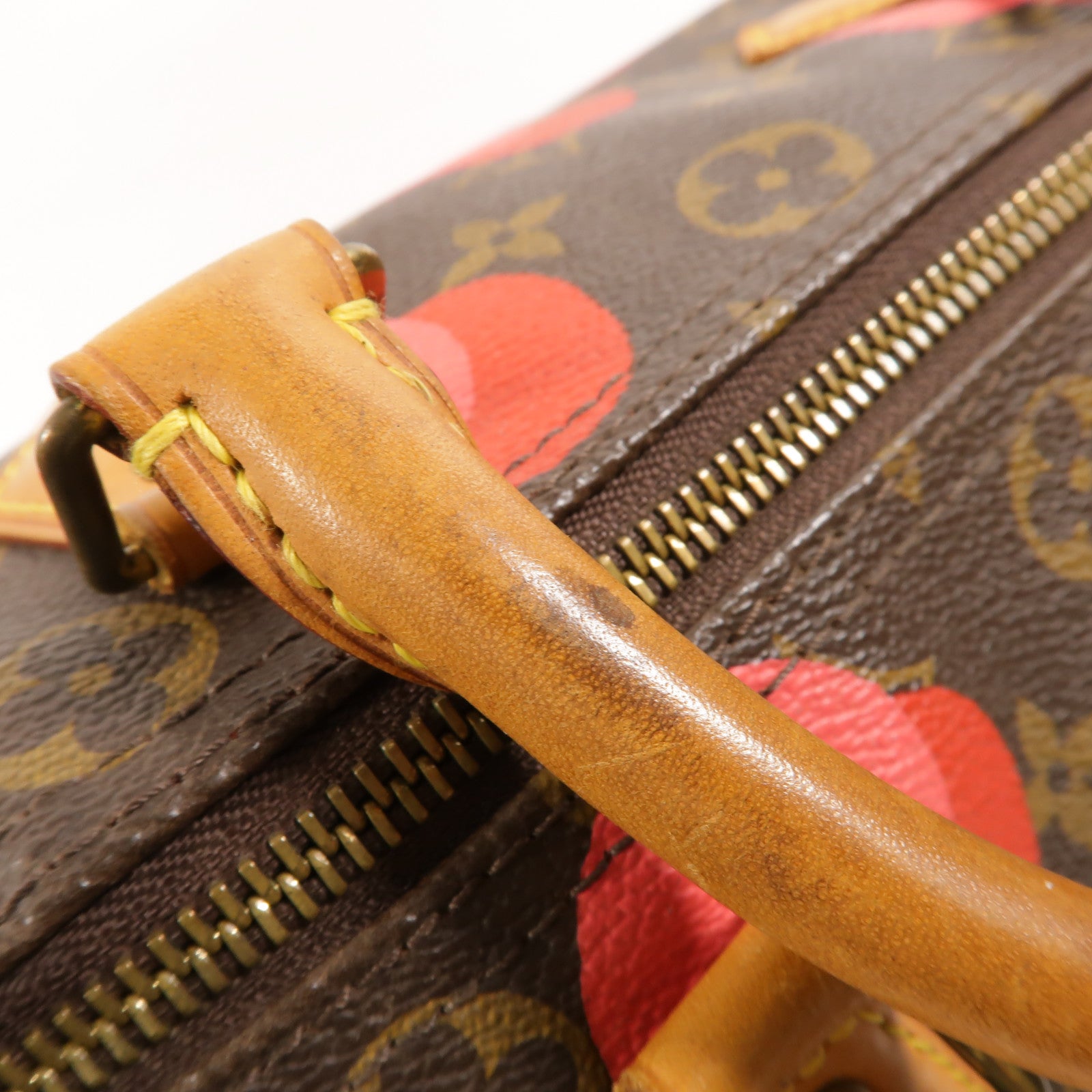 LOUIS VUITTON Monogram Ramage Speedy 30金扣手挽袋