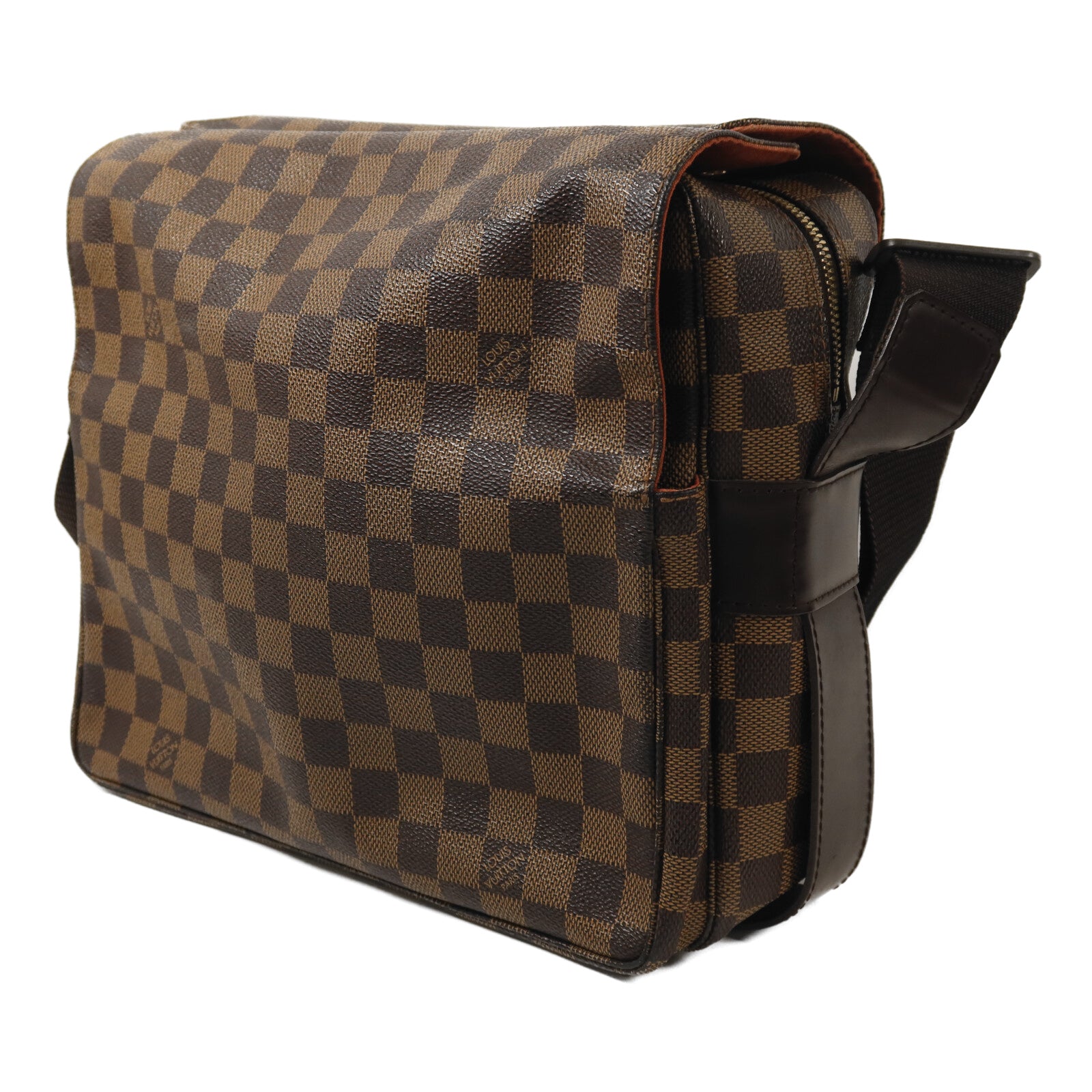 LOUIS VUITTON Damier Naviglio金扣肩背袋