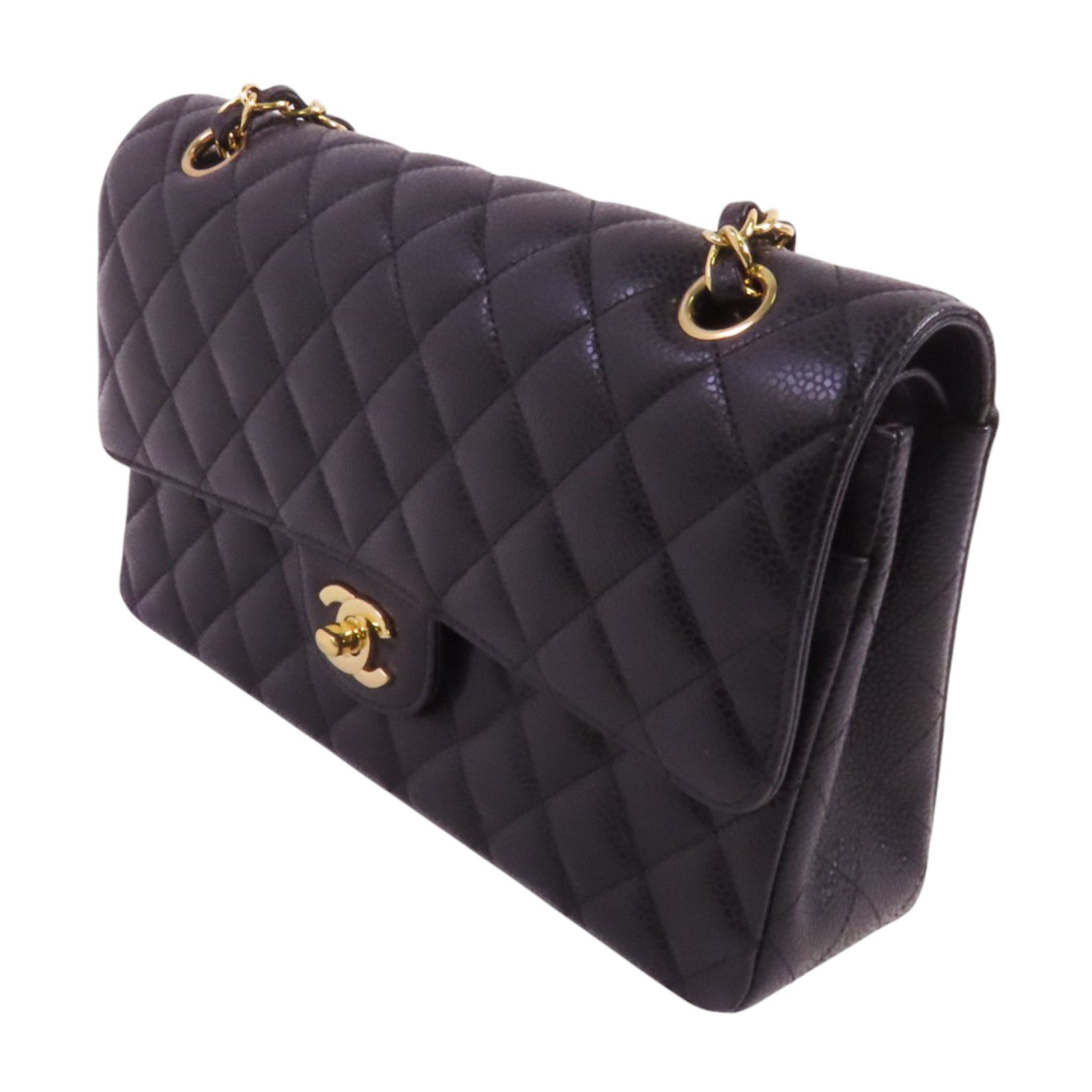 CHANEL 牛皮皮革Classic 25金扣鏈帶肩背袋