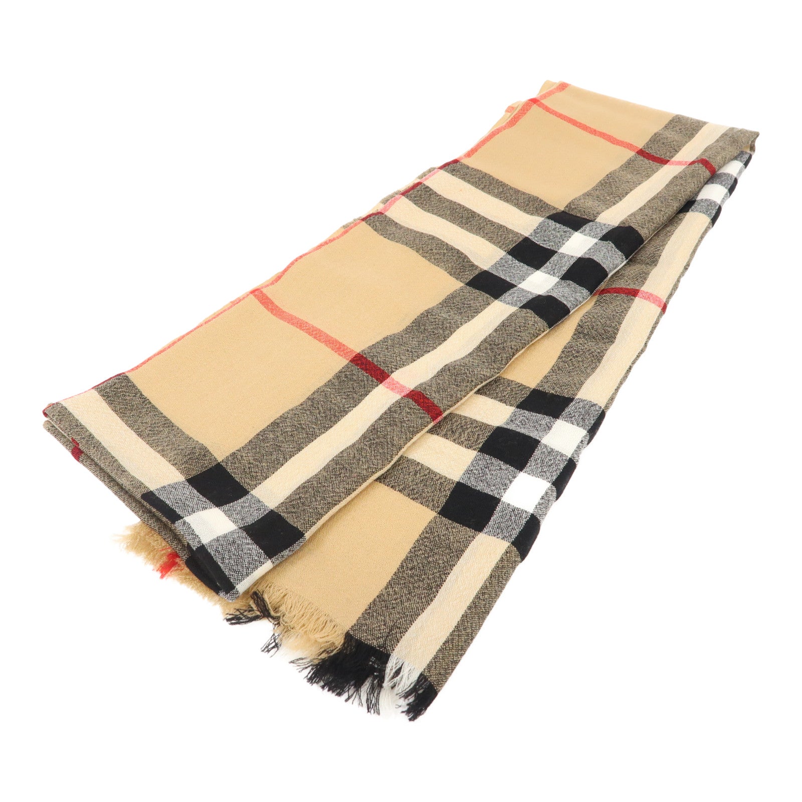 BURBERRY 羊絨Scarf圍巾啡色