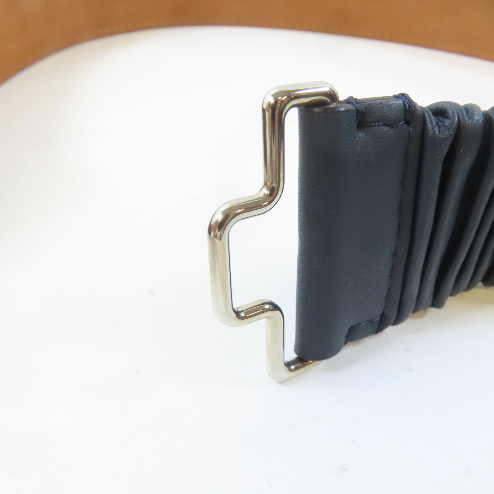 FENDI (PRICE DOWN) SHW Belt Calfskin Leather Black