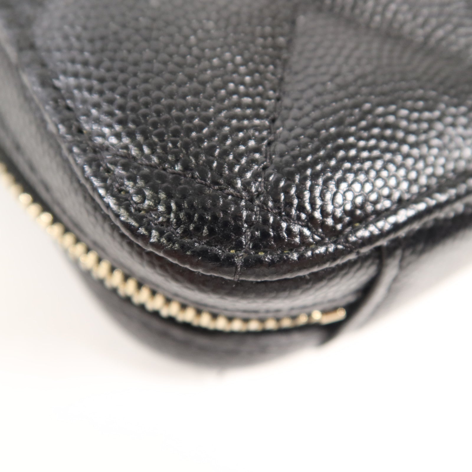 CHANEL 牛皮皮革Phone Bag金扣鏈帶肩背袋