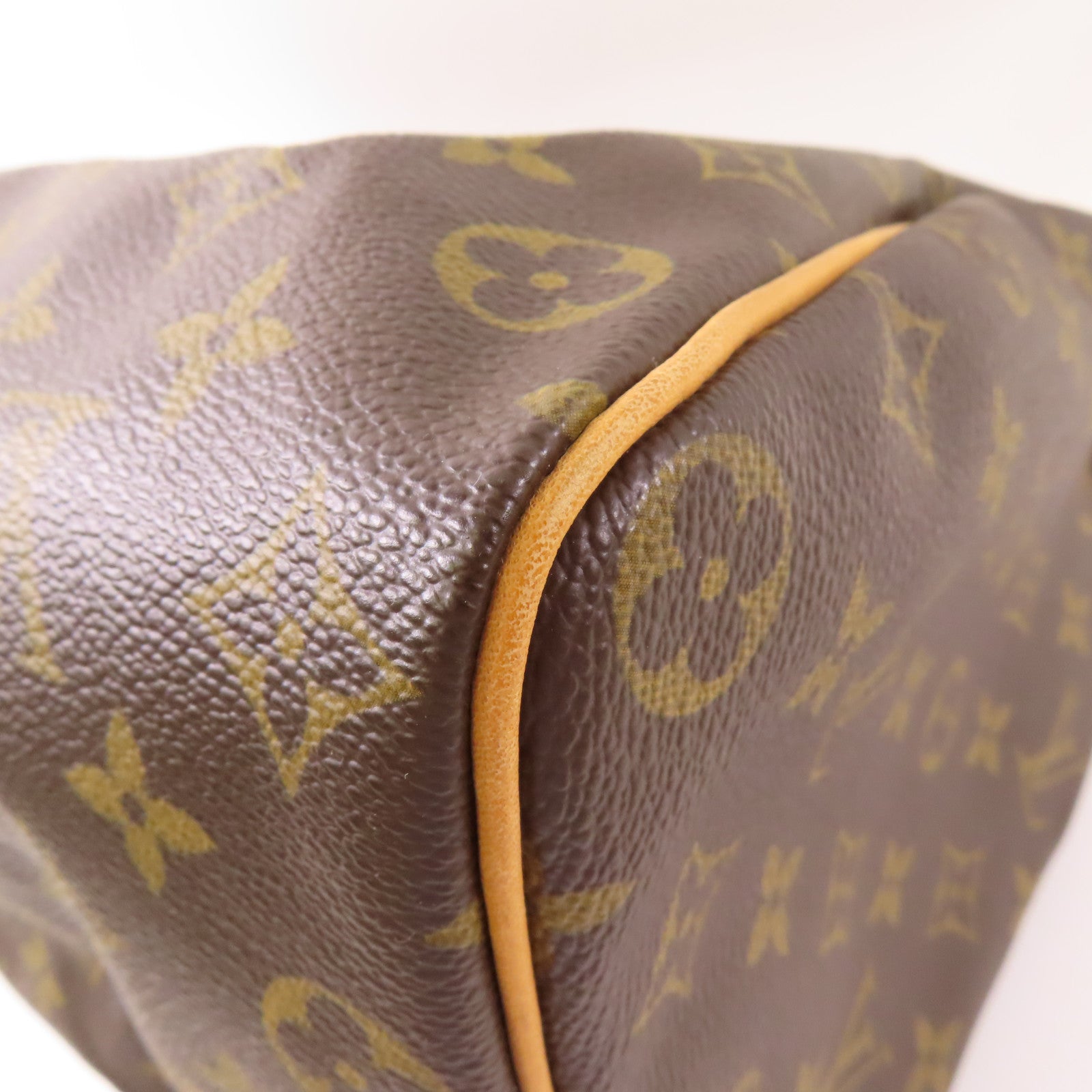 LOUIS VUITTON Monogram Speedy 35金扣手挽袋