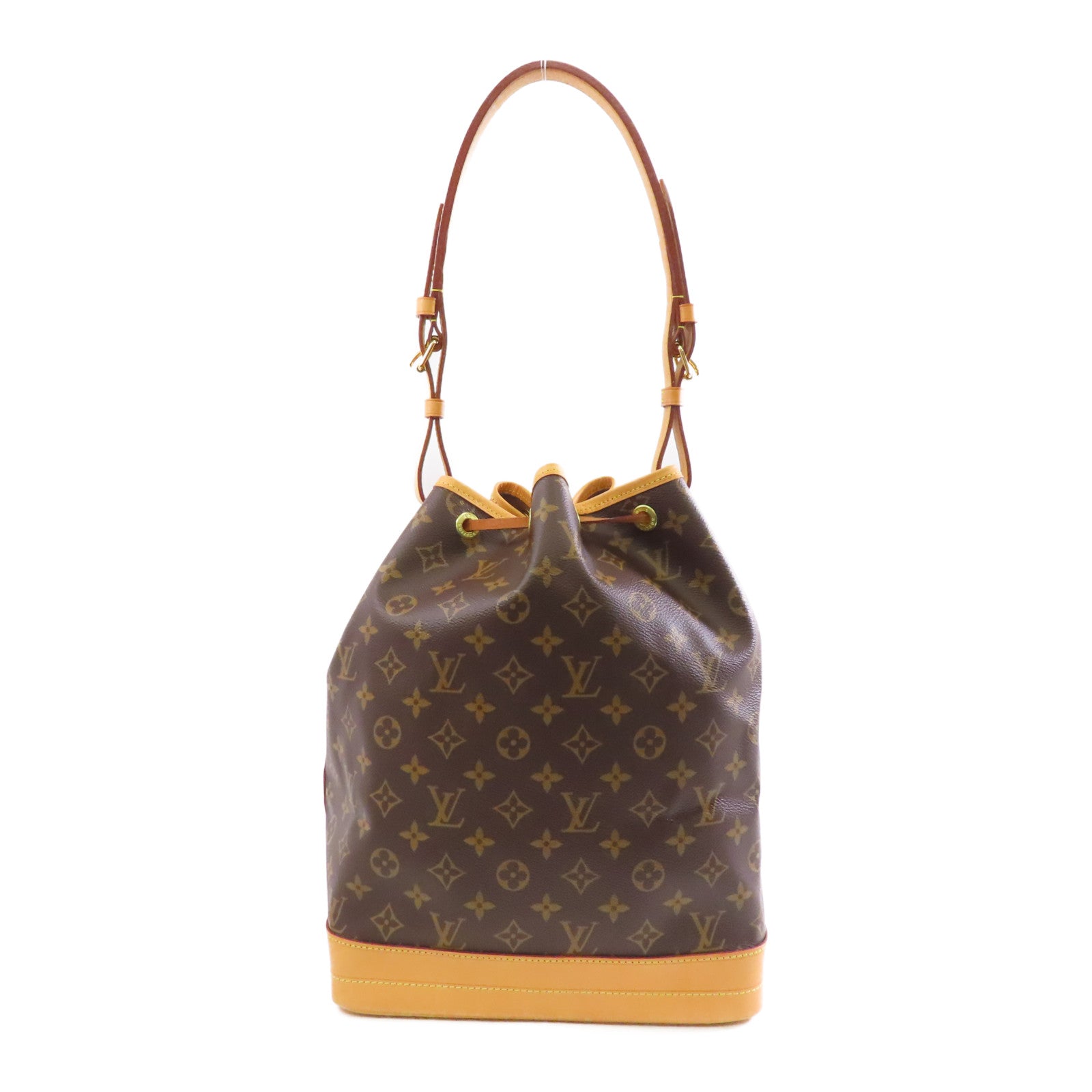 LOUIS VUITTON Monogram Noe金扣肩背袋啡色