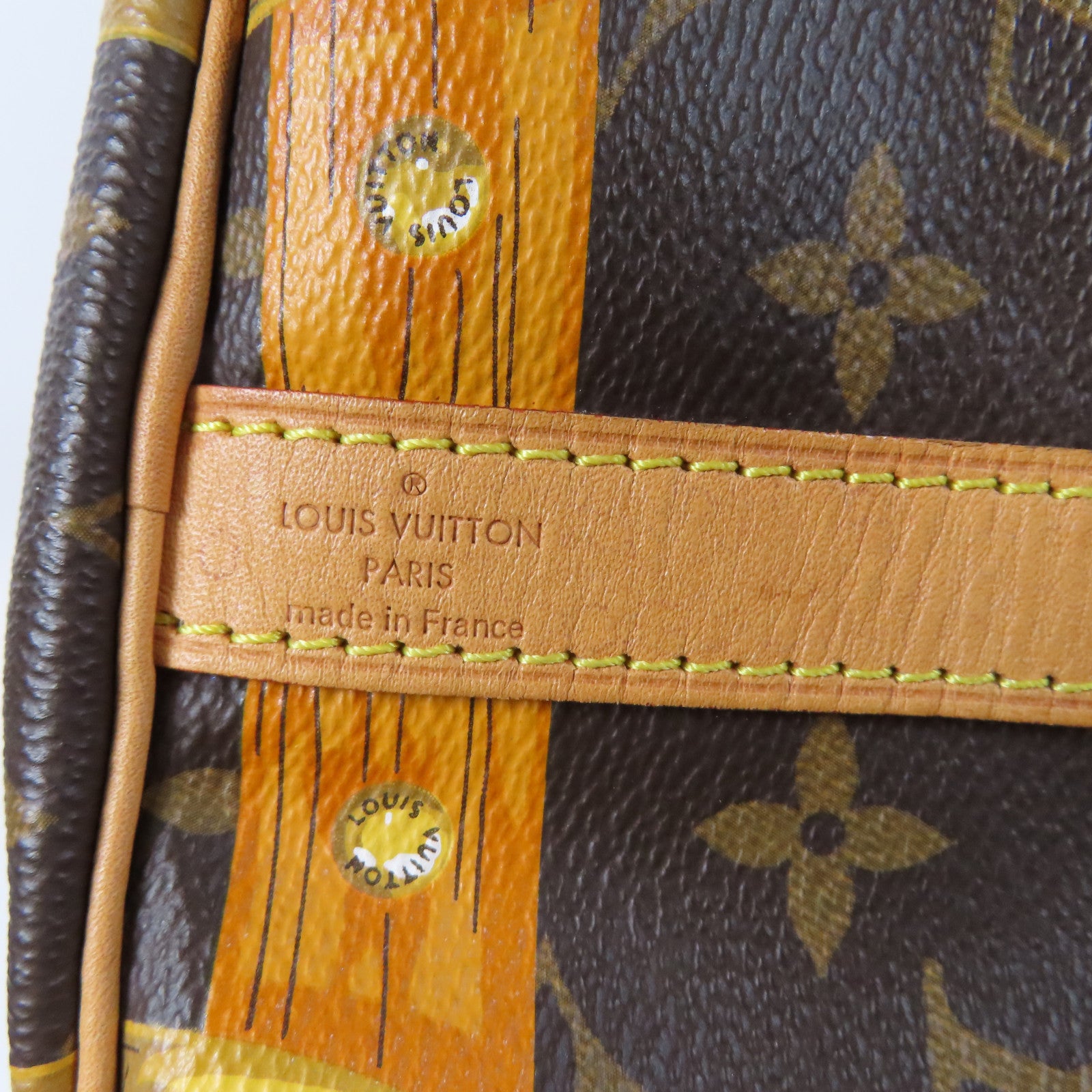 LOUIS VUITTON Monogram Summer Trunk Speedy 30金扣手挽肩背兩用袋啡色