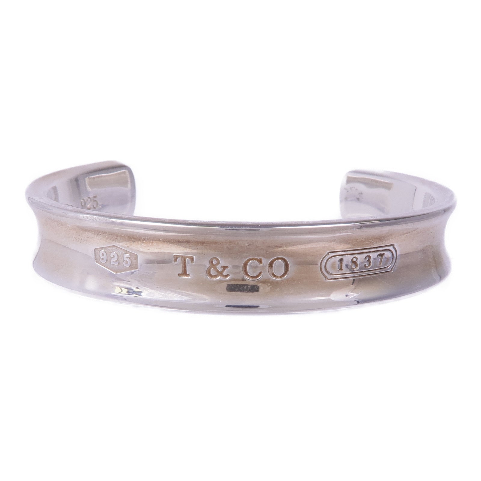 TIFFANY＆CO 925純銀1837 Cuff手鐲