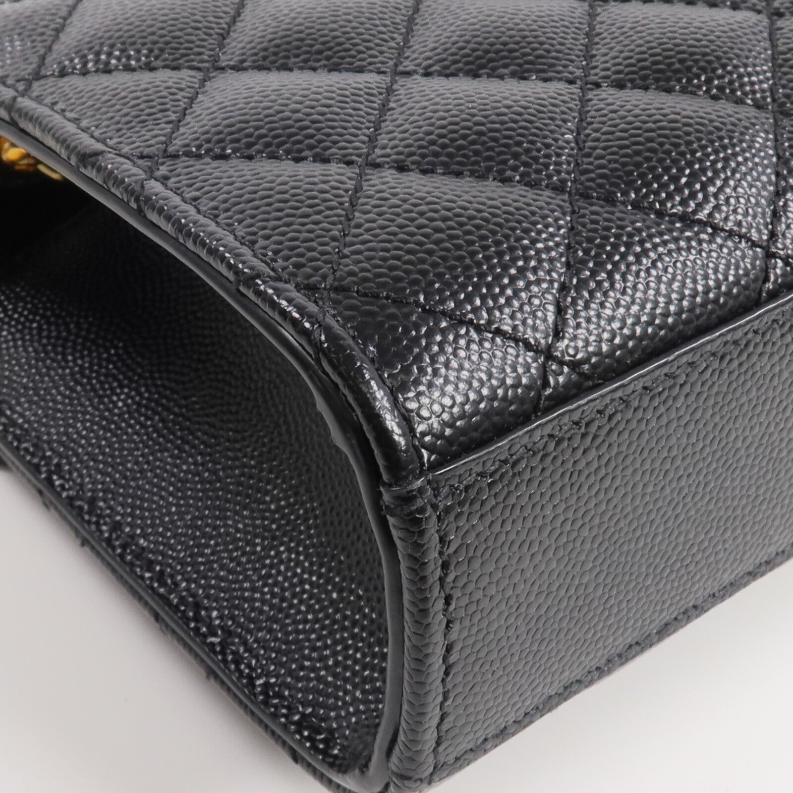 SAINT LAURENT 牛皮皮革Envelope Small Bag金扣鏈帶肩背袋