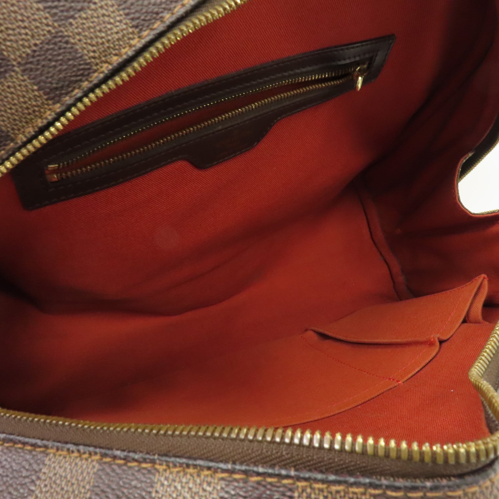 LOUIS VUITTON Damier Ebene Nolita金扣肩背袋啡色