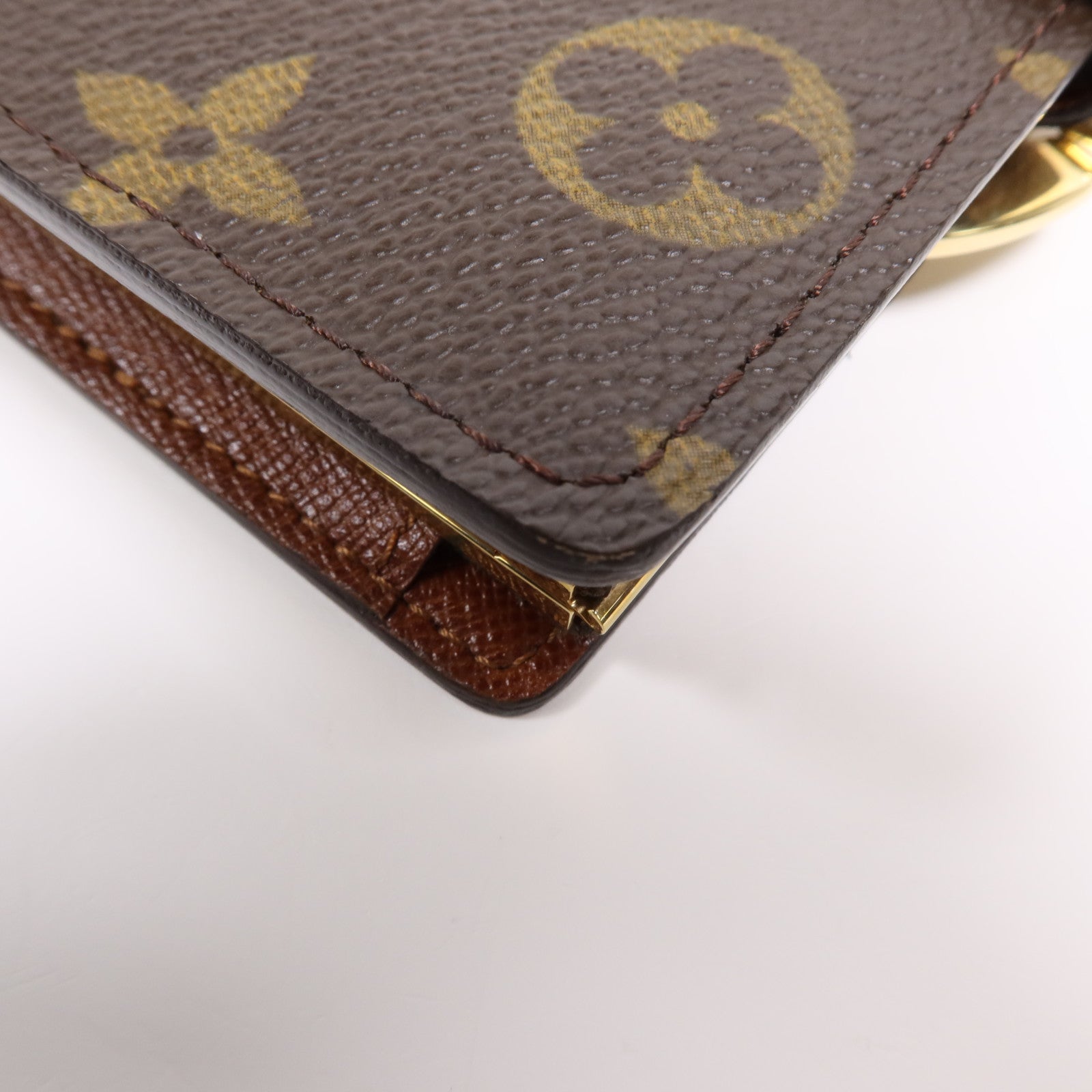 LOUIS VUITTON Monogram Porte Monnaie Viennois金扣錢包