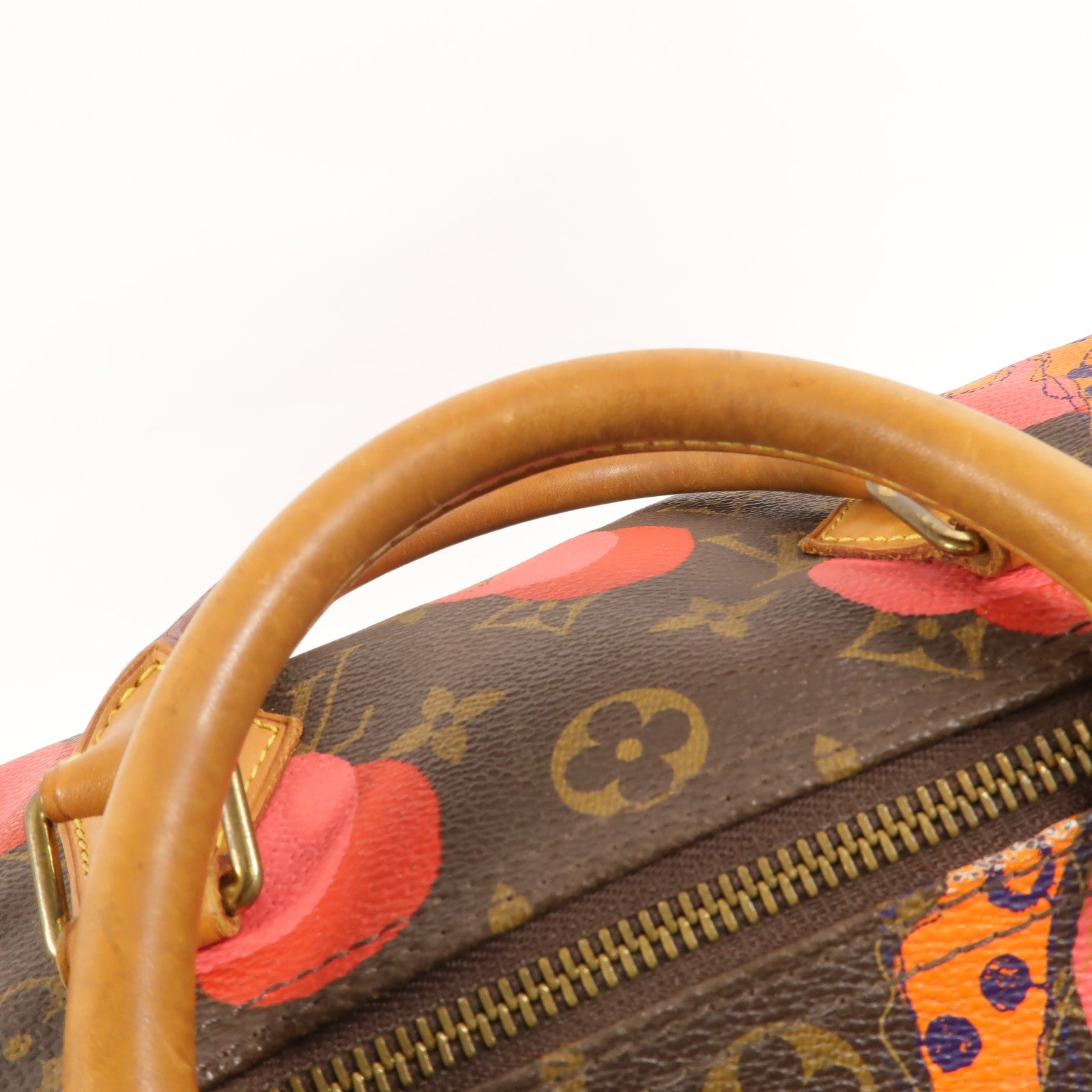 LOUIS VUITTON Monogram Ramage Speedy 30金扣手挽袋