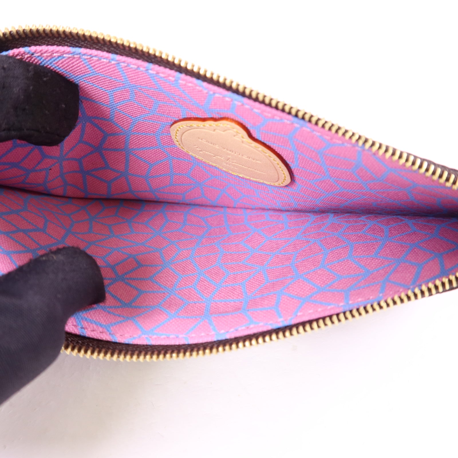 LOUIS VUITTON Monogram LV x YK Felicie Pochette金扣鏈帶肩背袋